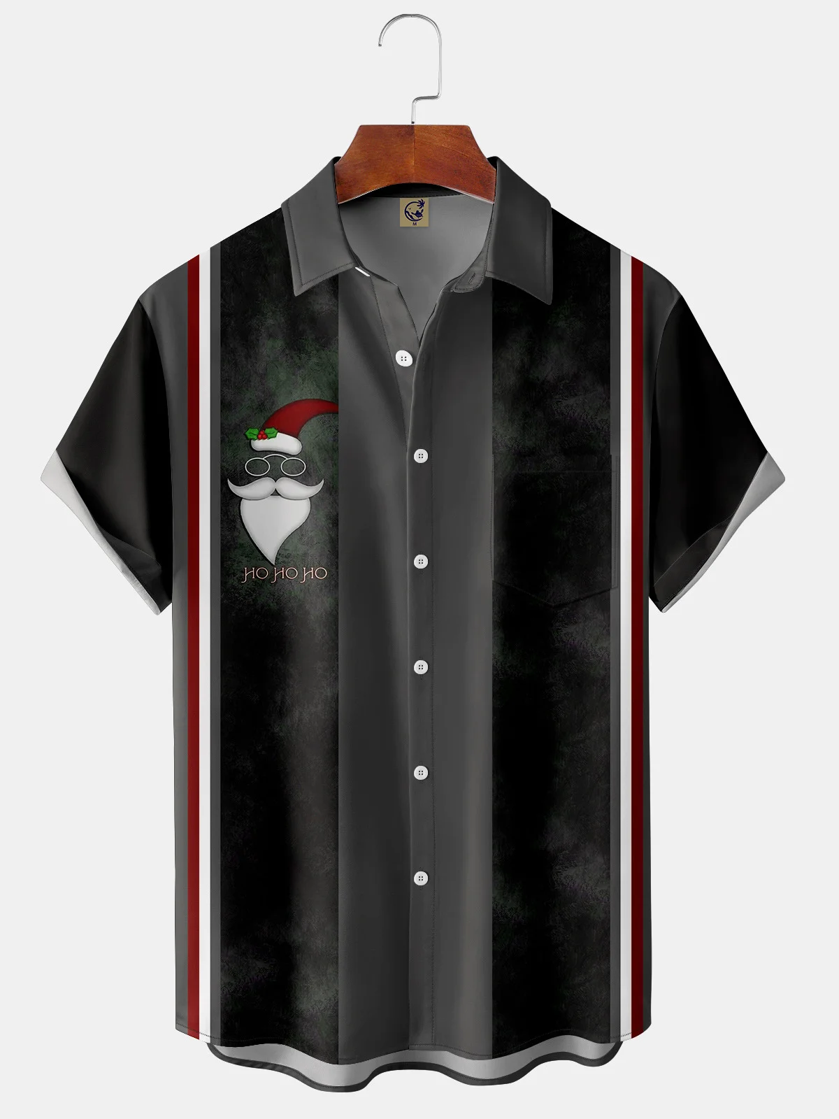 Ugly Christmas Chest Pocket Short Sleeve  Shirt