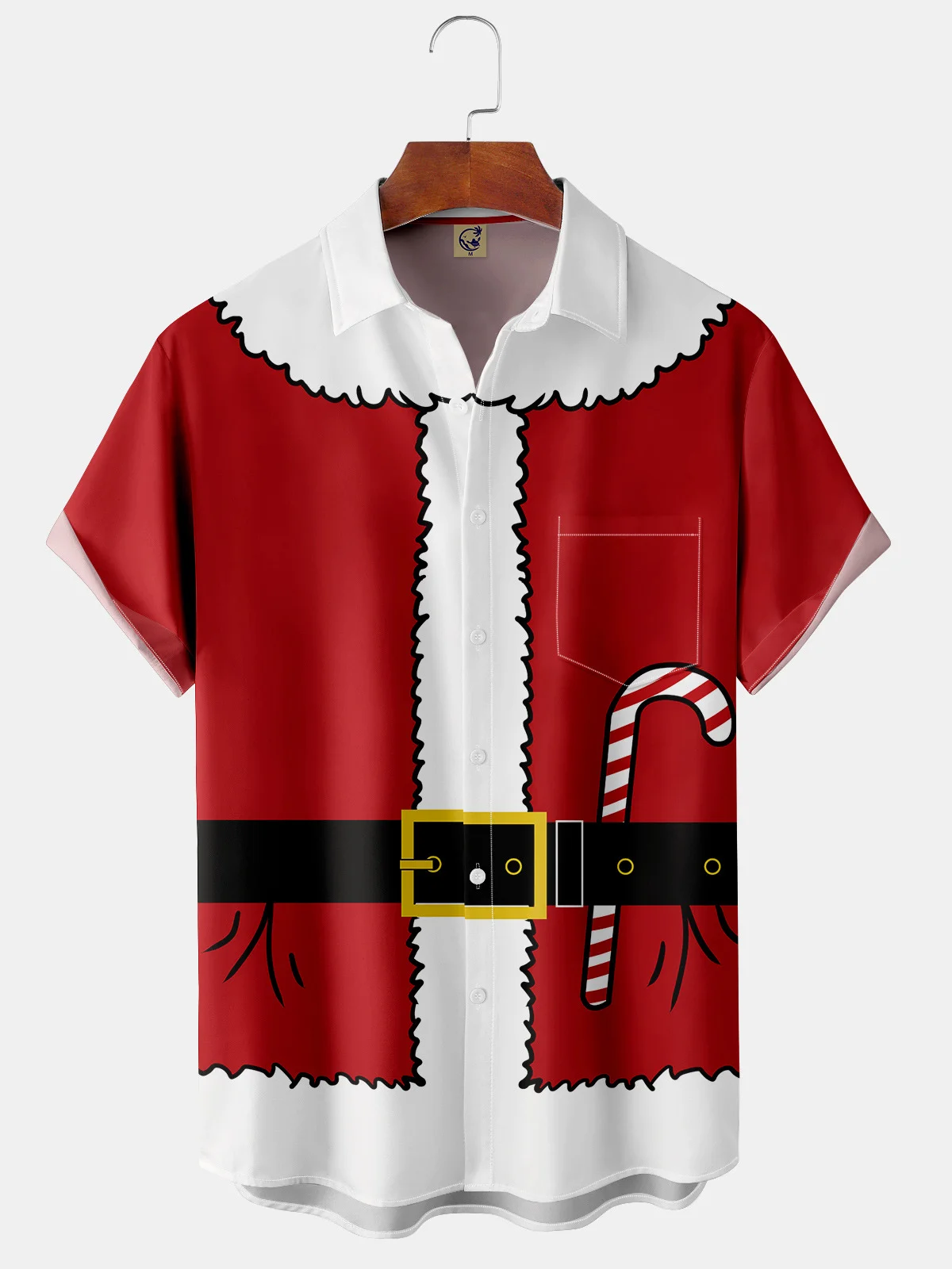 Ugly Christmas Chest Pocket Short Sleeve  Shirt