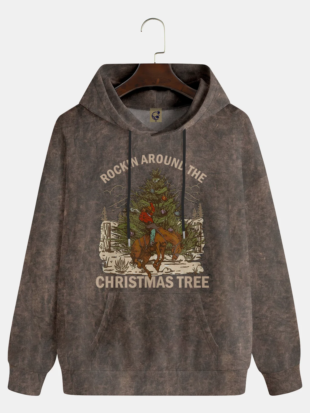 Christmas Text Letters Hoodie Sweatshirt