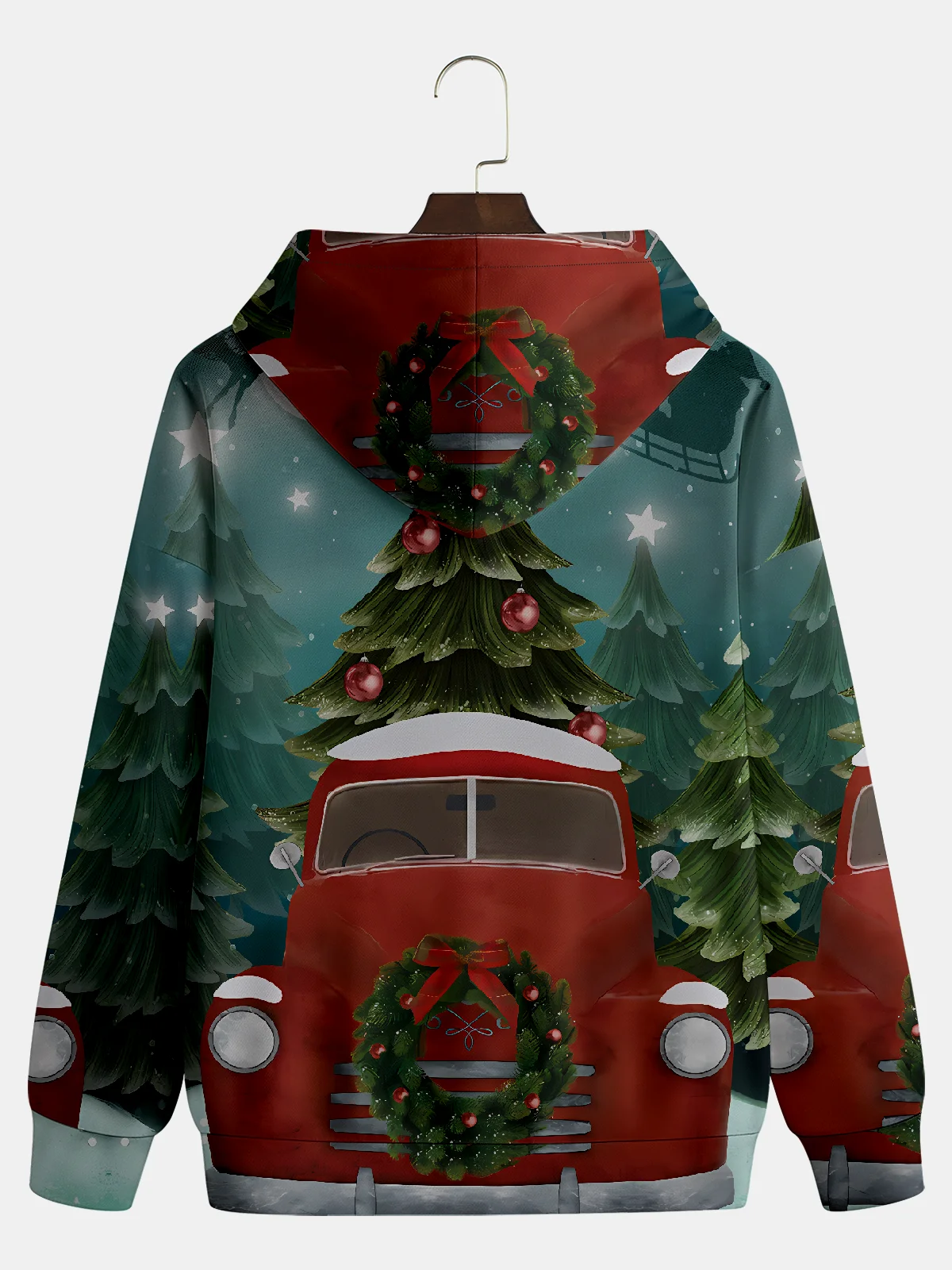 Christmas Car Hoodie Sweatshirt