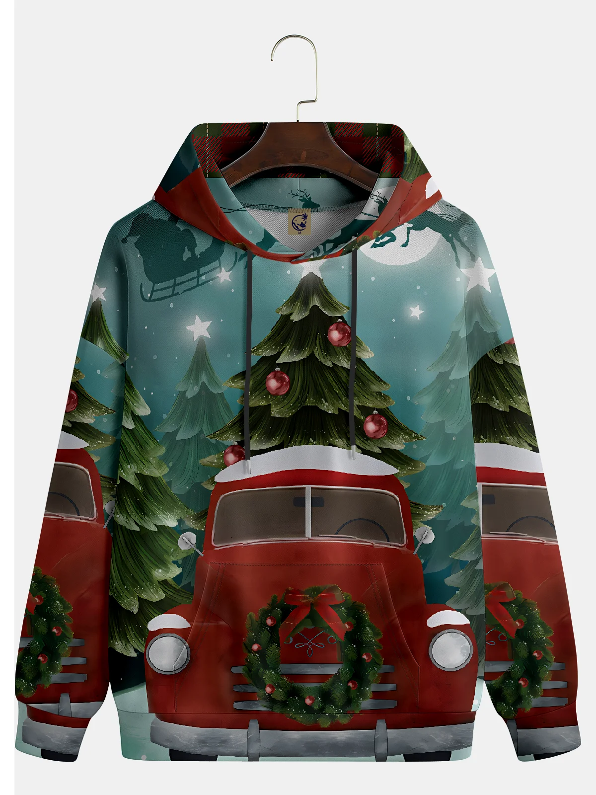 Christmas Car Hoodie Sweatshirt