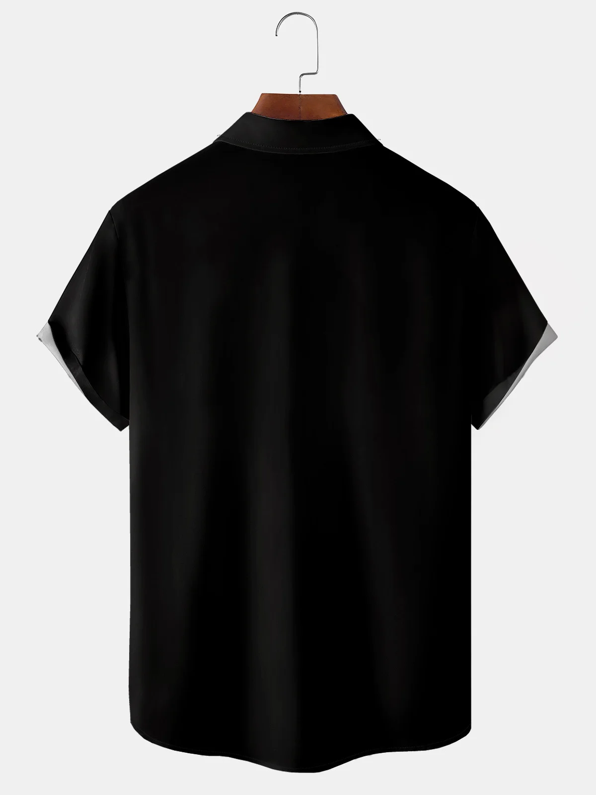 Christmas  Dog Chest Pocket Short Sleeve Casual Shirt
