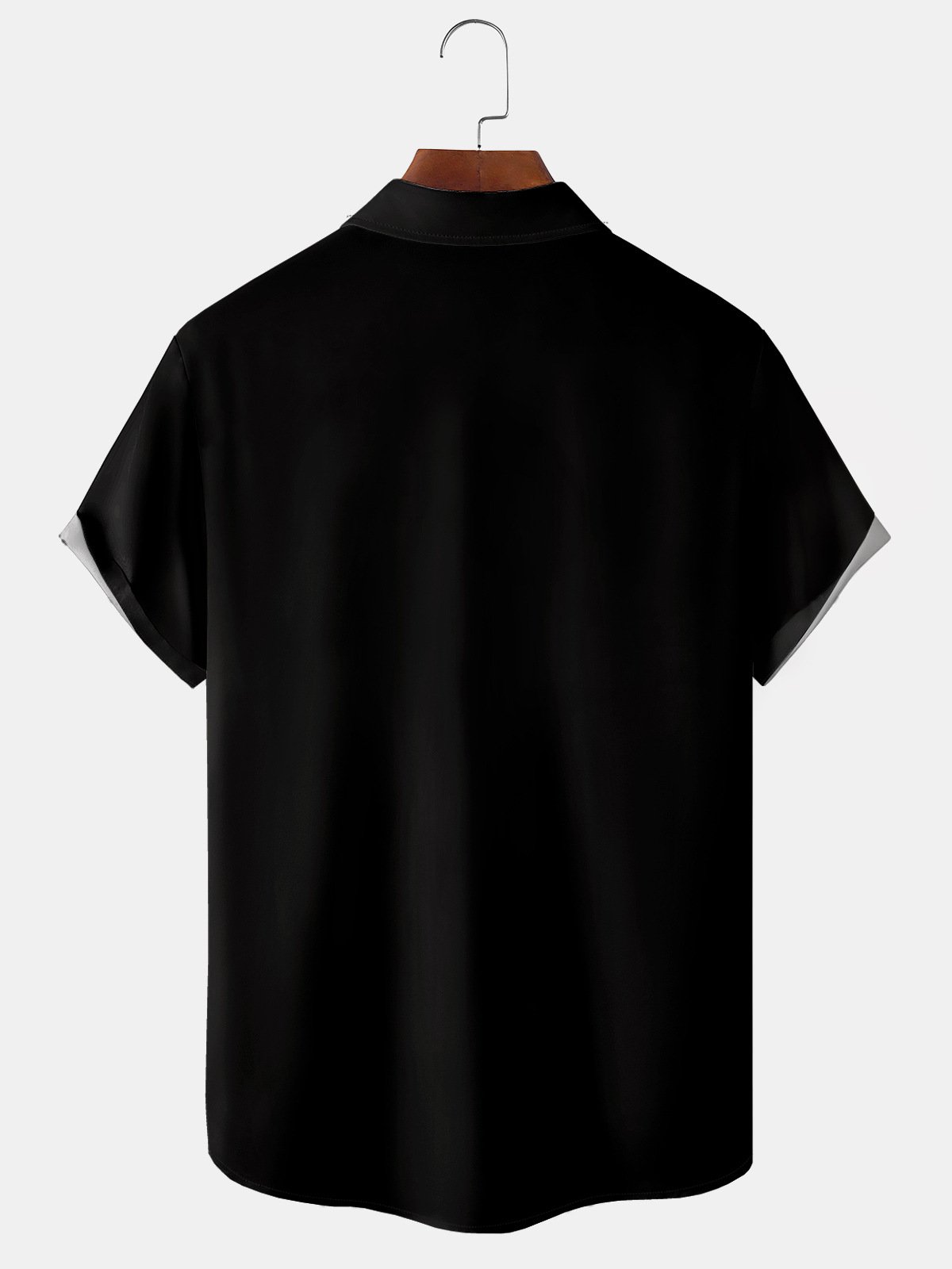 Christmas Chest Pocket Short Sleeve Bowling Shirt