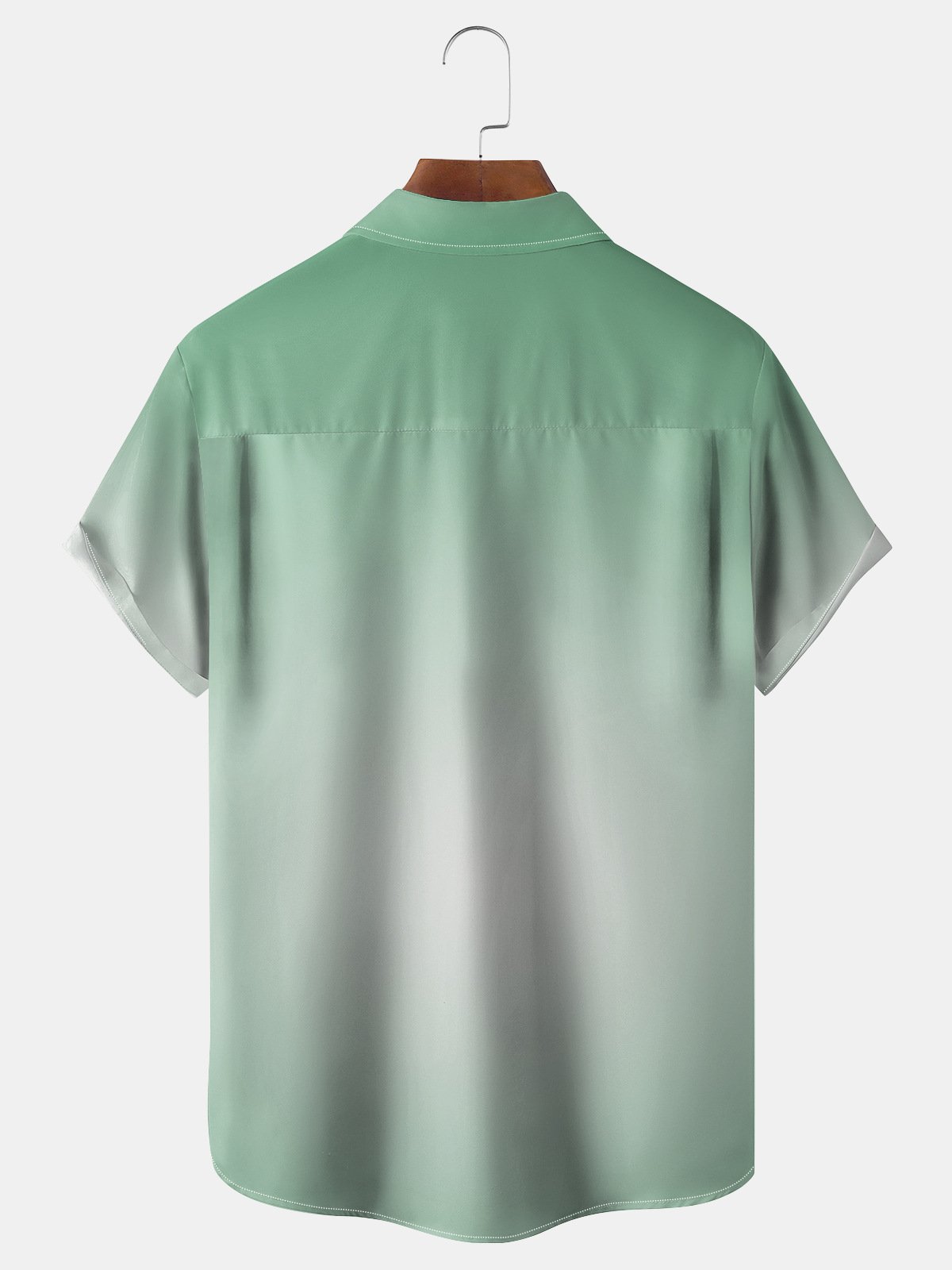 Hardaddy Hawaiian Button Up Shirt for Men Green St. Patrick's Day Lucky Clover Regular Fit Short Sleeve Shirt St Paddy's Day Shirt