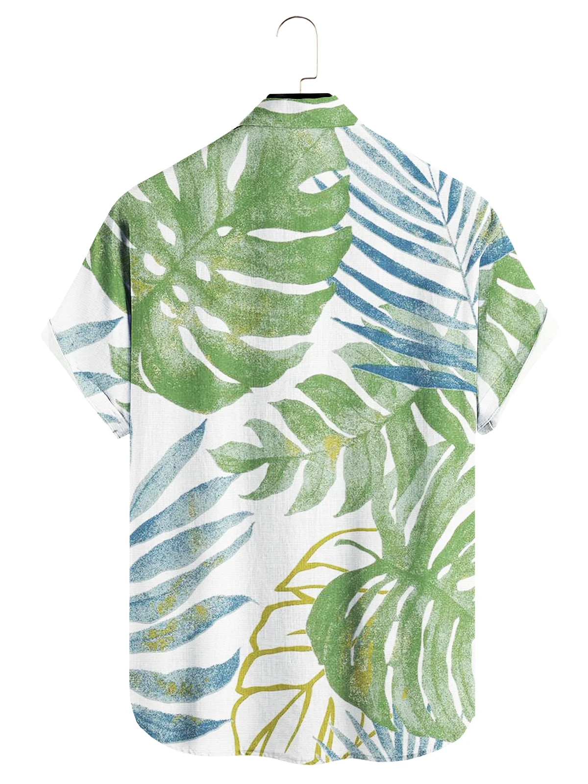 Tropical Chest Pocket Short Sleeve Resort Shirt