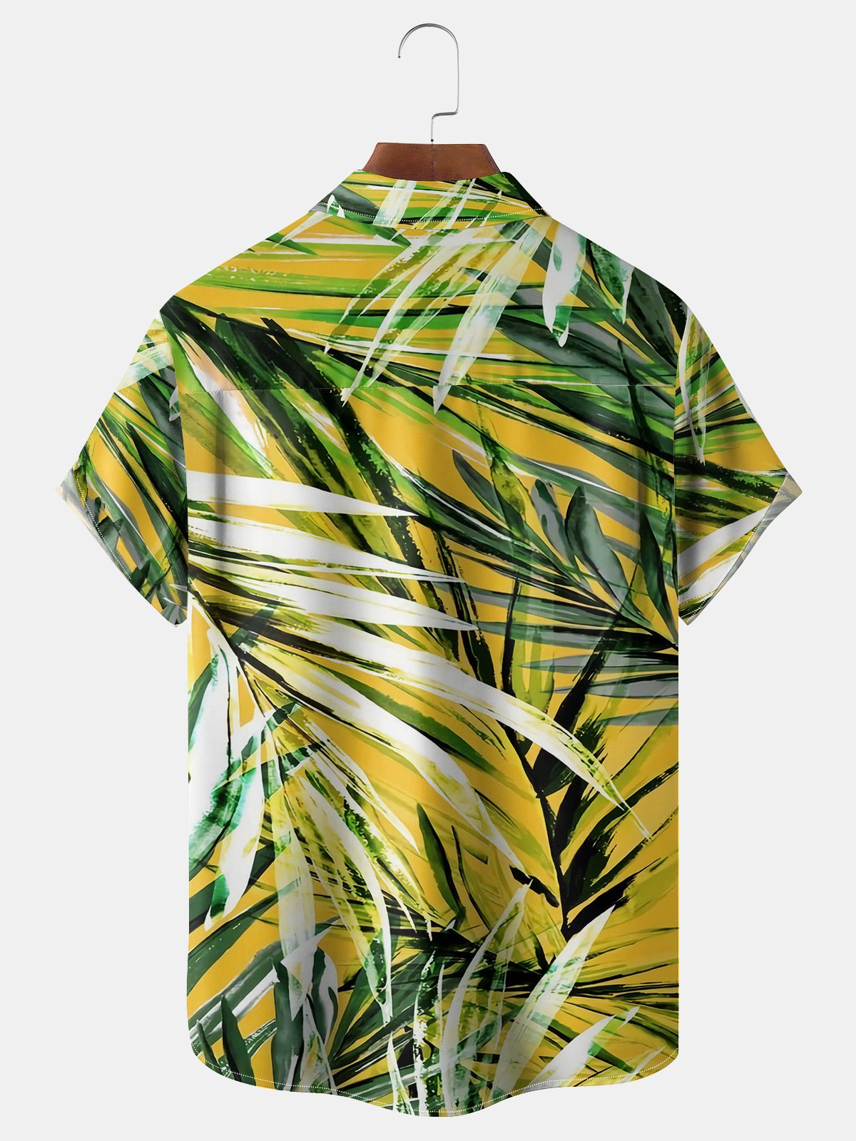 Hola Panda Chest Pocket Short Sleeve Hawaiian Shirt