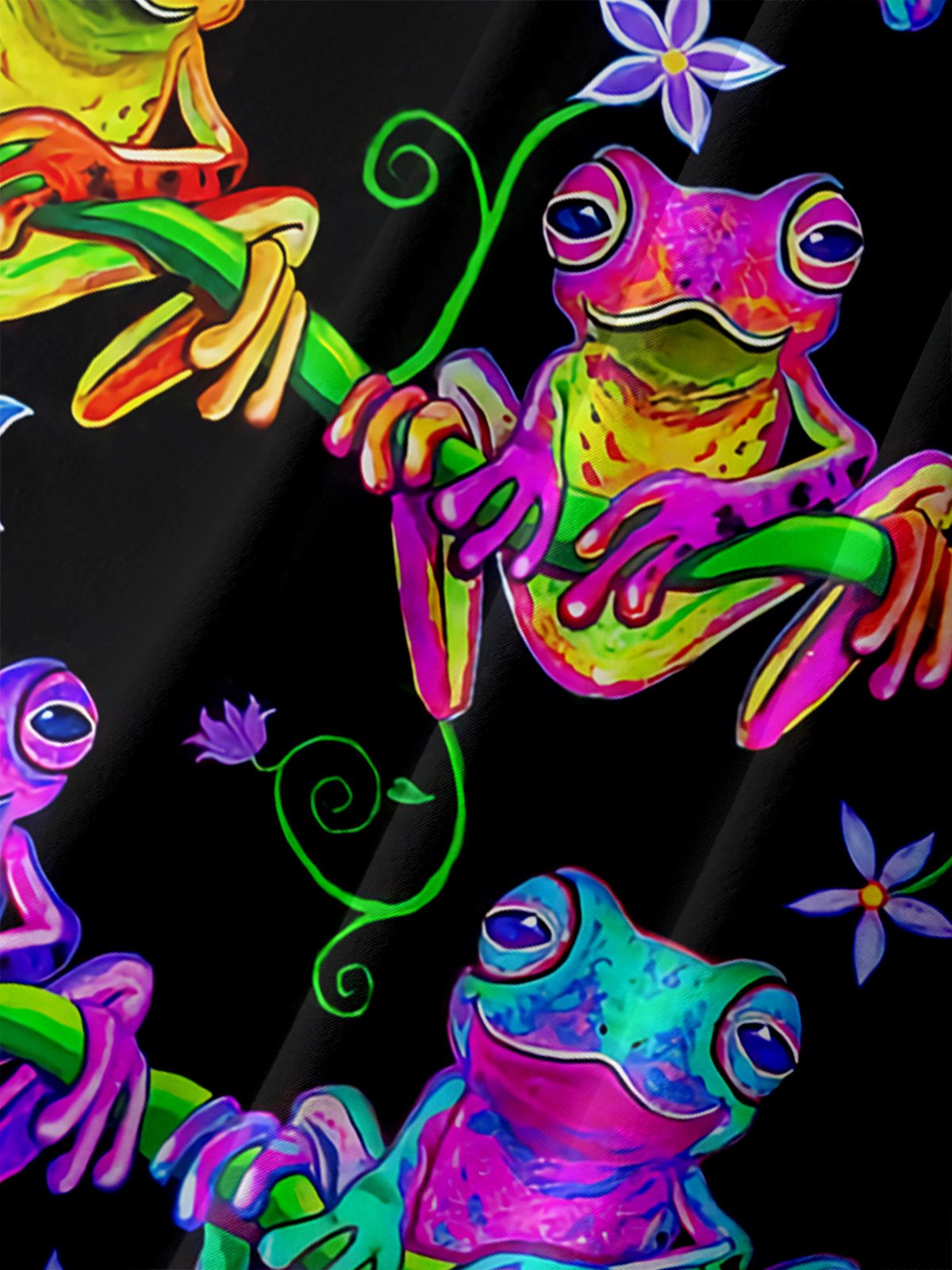 Frog Chest Pocket Short Sleeve Shirt