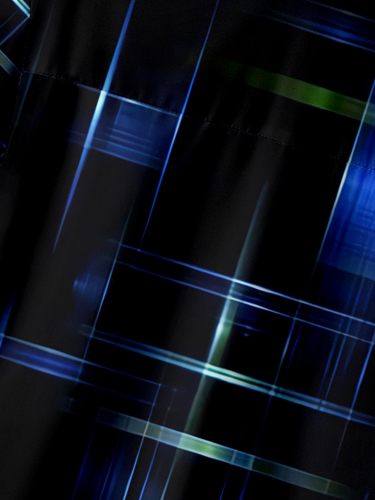 Geometric Lines Chest Pocket Short Sleeve Shirt