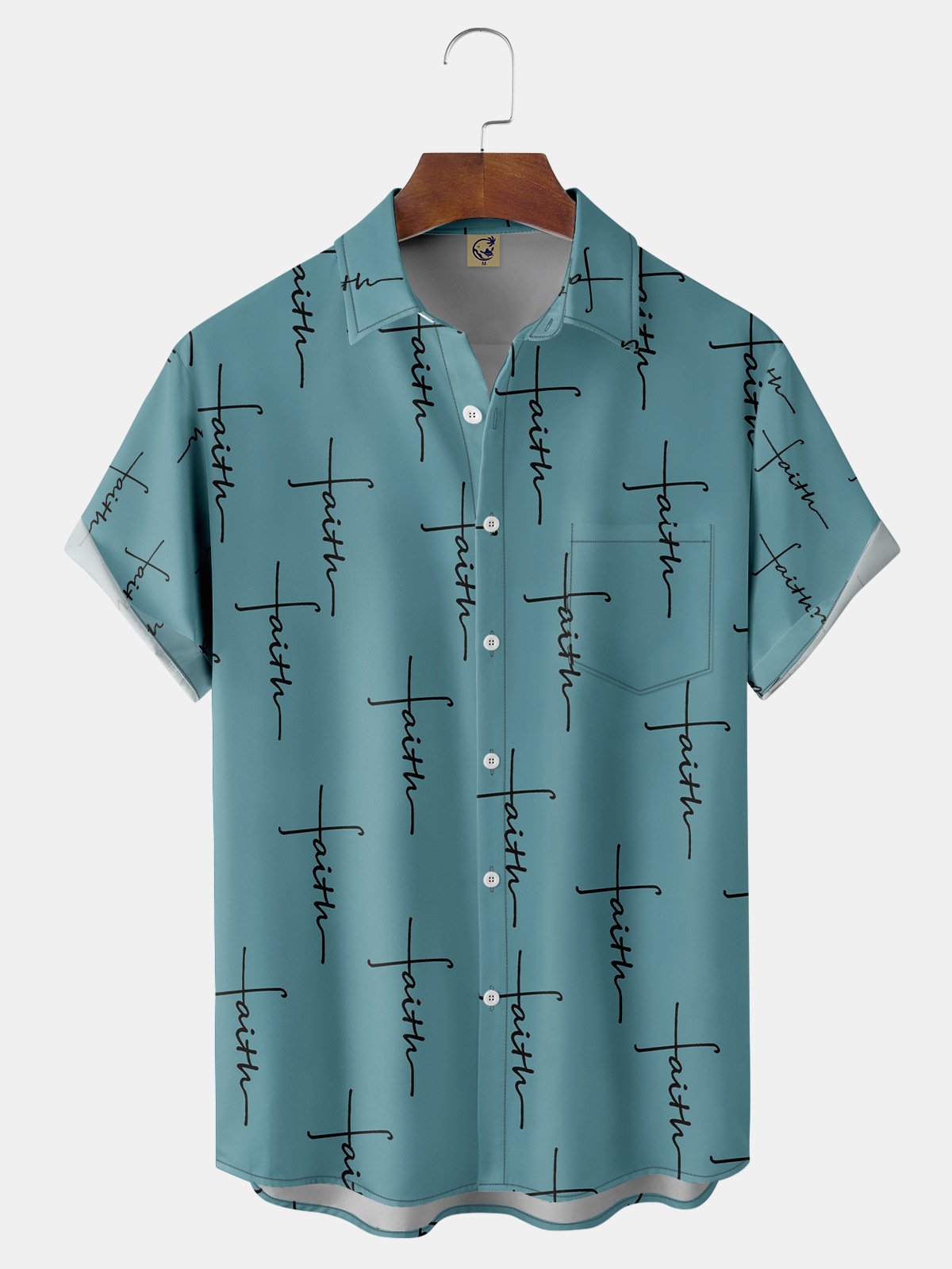 The Crucifix Chest Pocket Short Sleeve Shirt