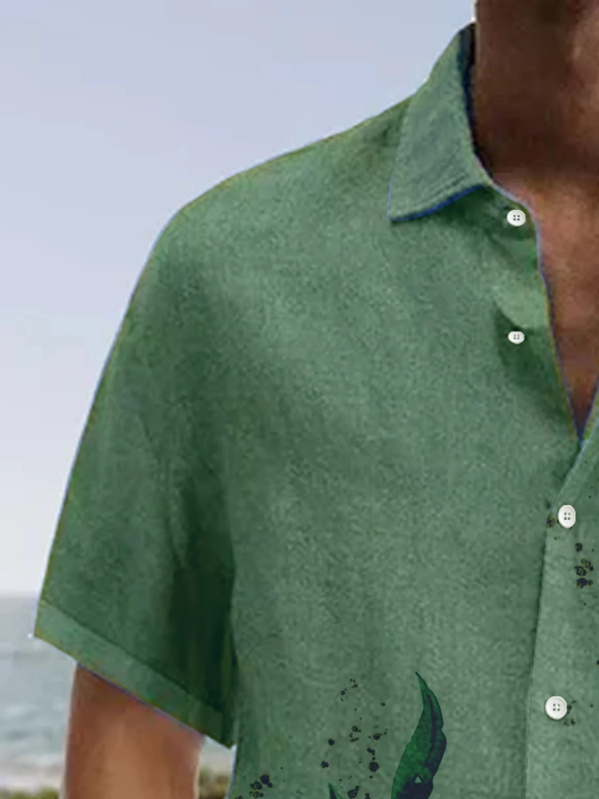 Leaf Short Sleeve Resort Shirt