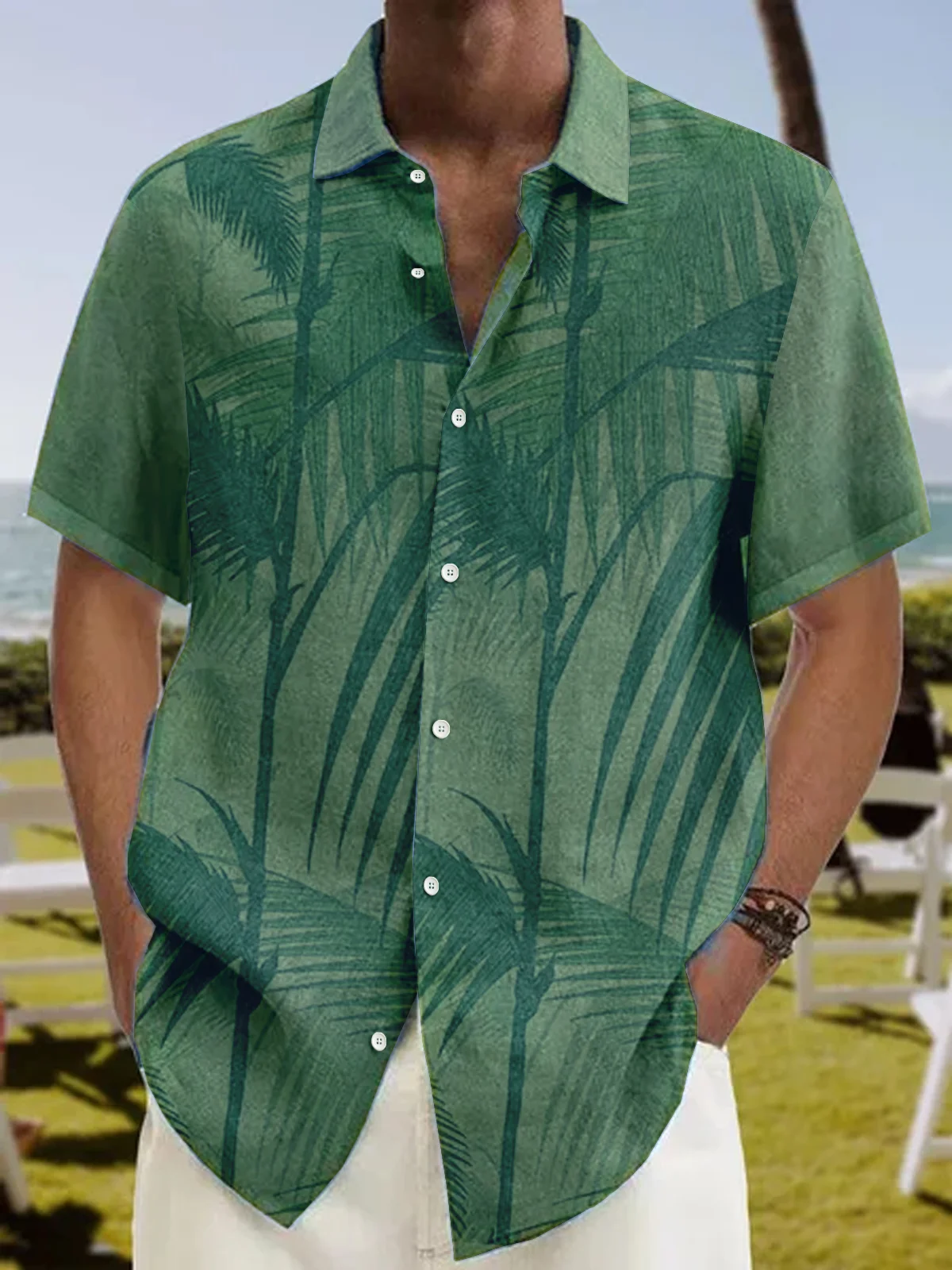 Plants Short Sleeve Resort Shirt