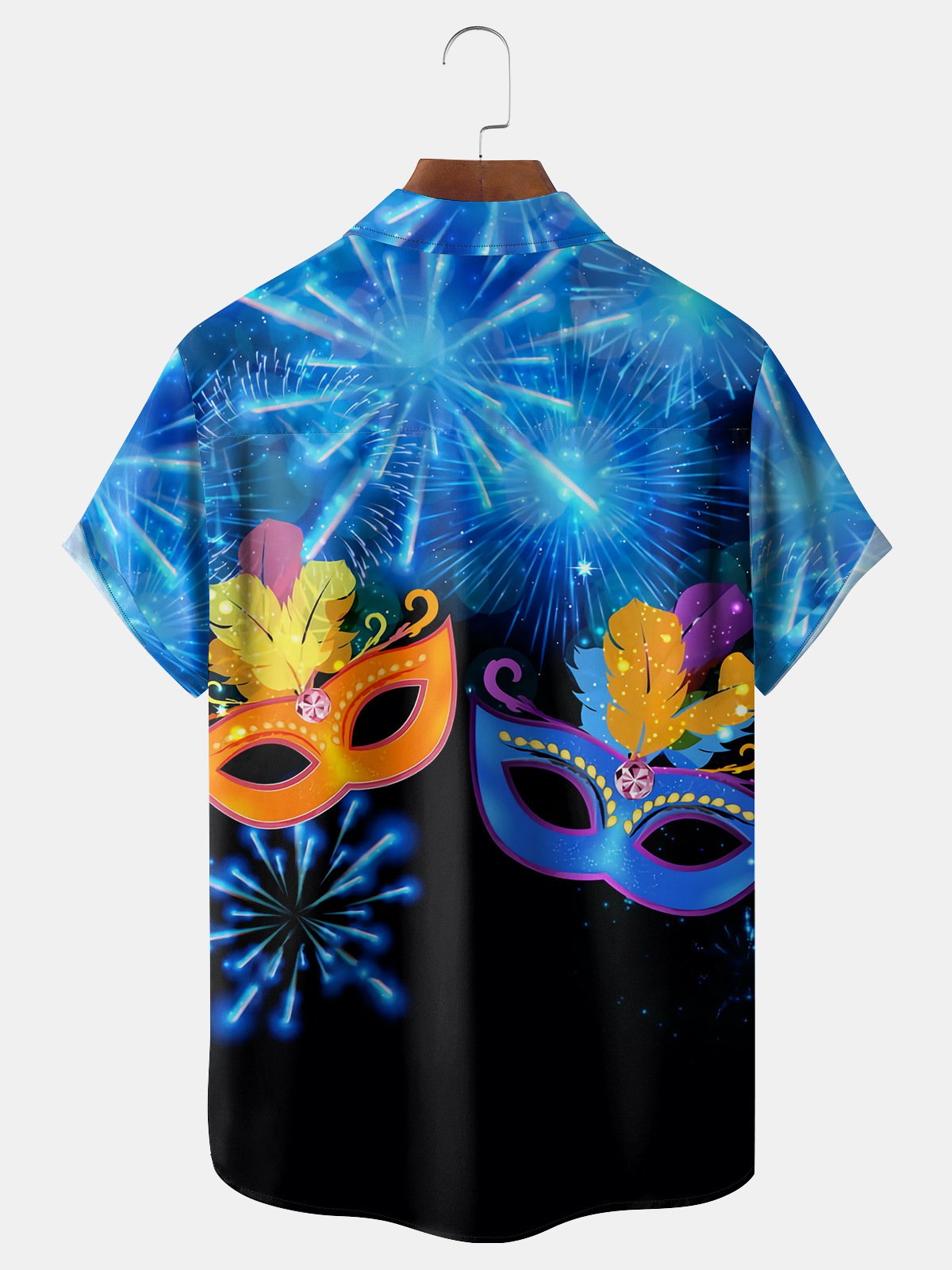 Brazilian Carnival Chest Pocket Short Sleeve Shirt