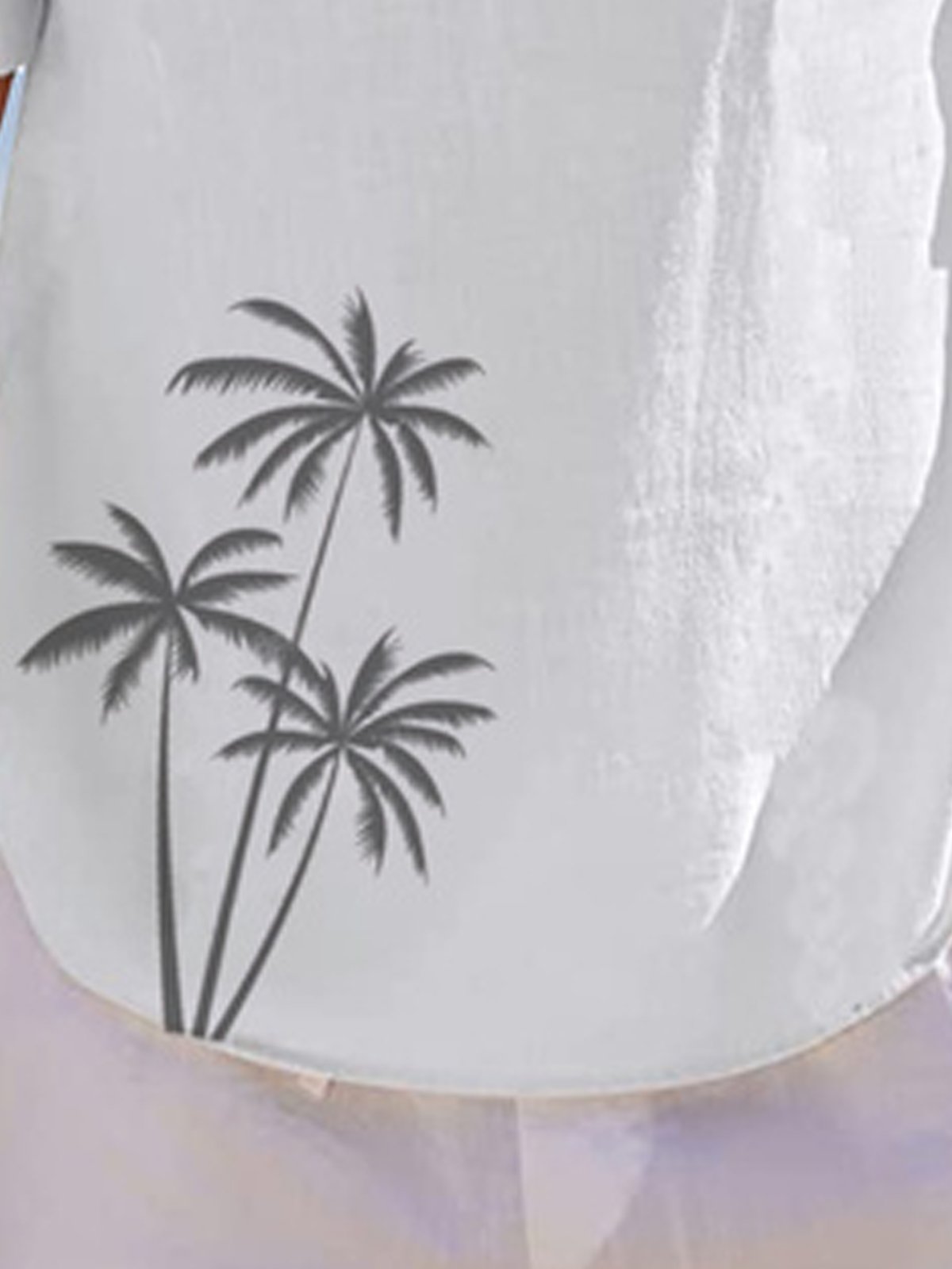 Coconut Tree Short Sleeve Resort Shirt