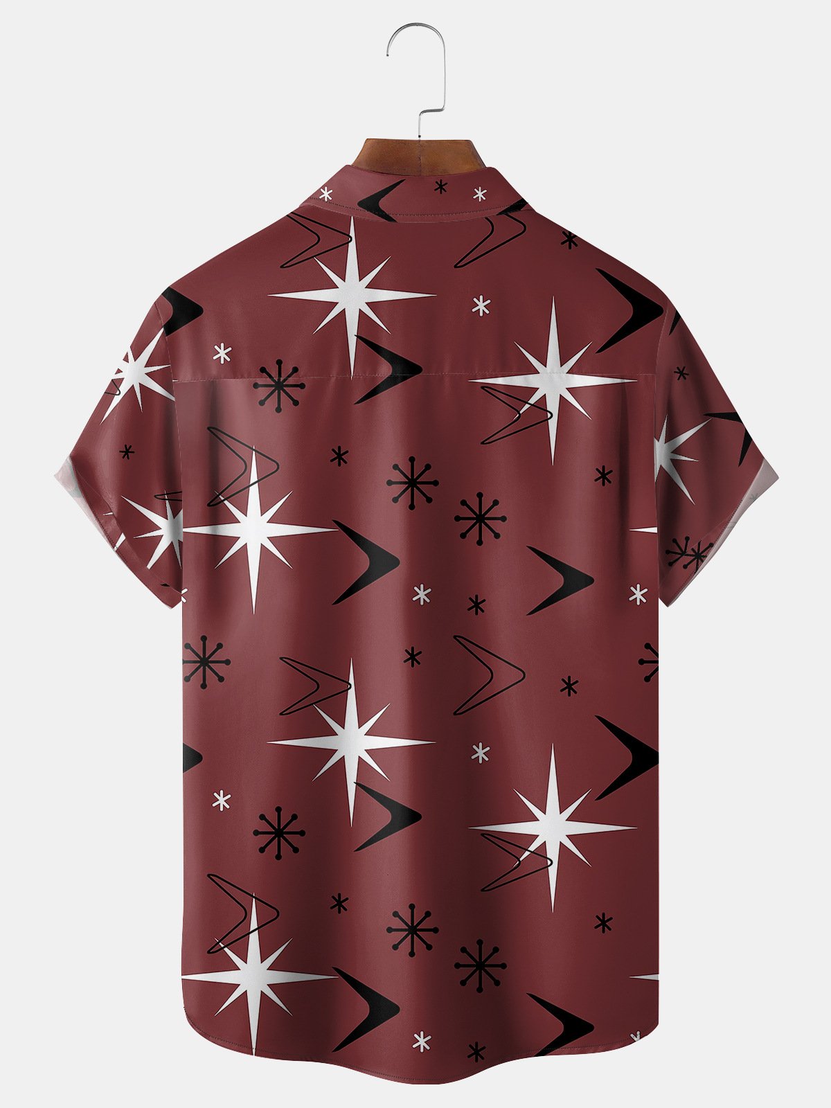 Geometry Chest Pocket Short Sleeve Shirt