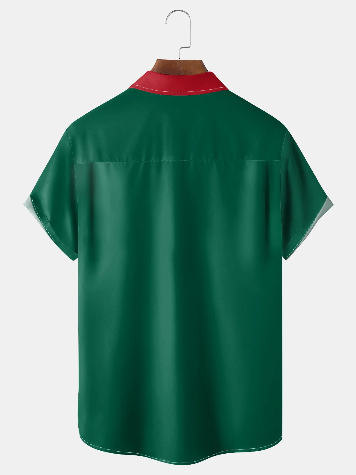 Cinco De Mayo Dinosaur Chest Pocket Short Sleeve Bowling Shirt
