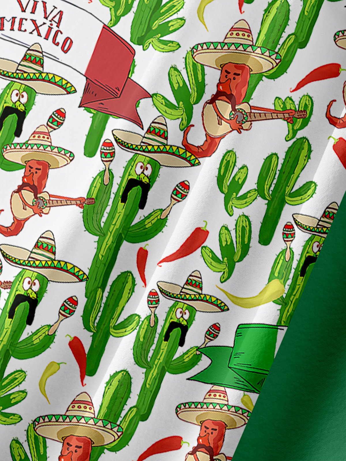 Cactus Chest Pocket Short Sleeve Shirt