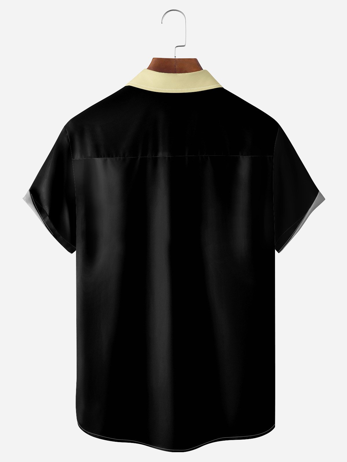 Geometric Chest Pocket Short Sleeves Casual Shirts