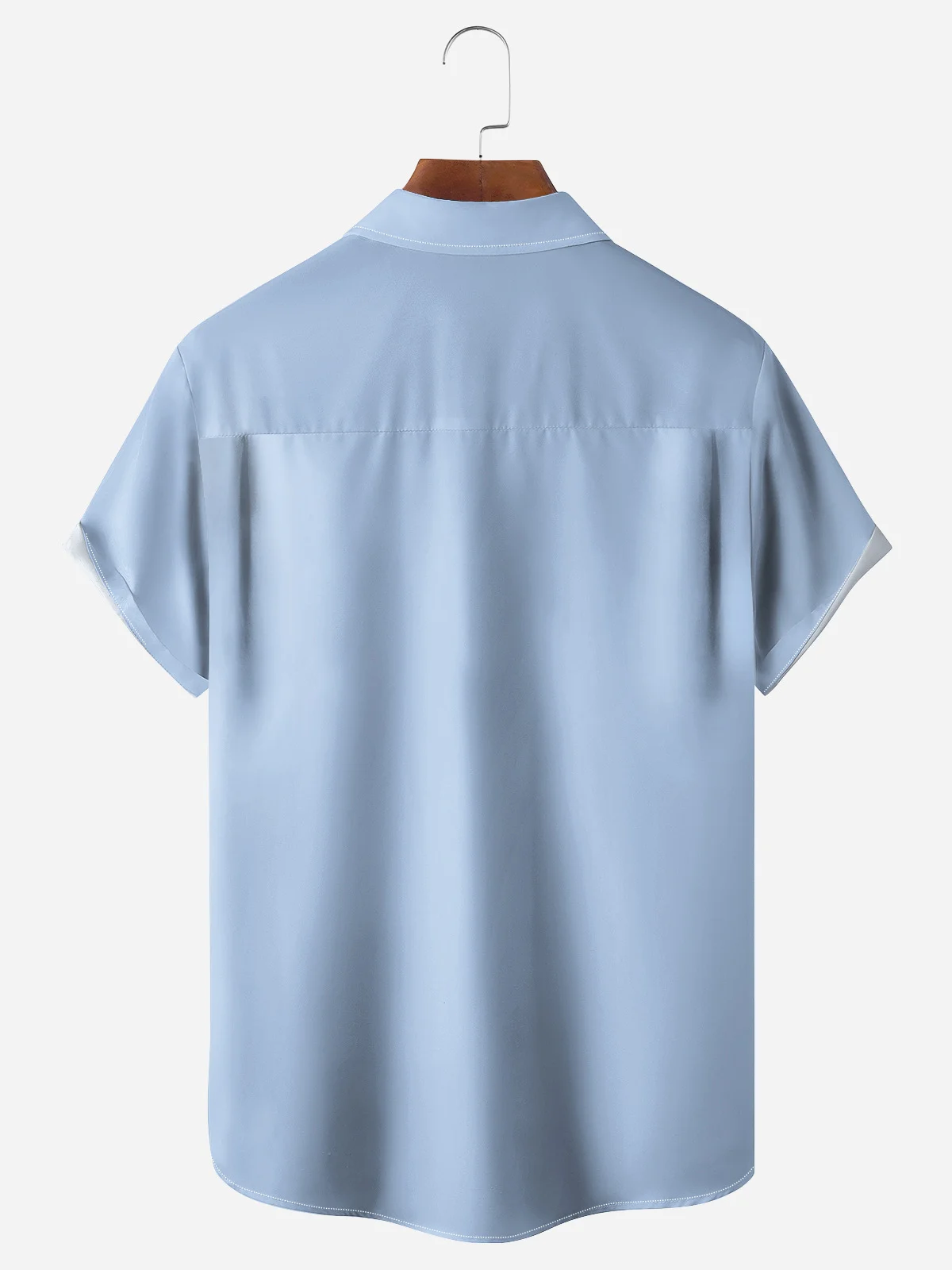 Ethnic Chest Pocket Short Sleeve Bowling Shirt