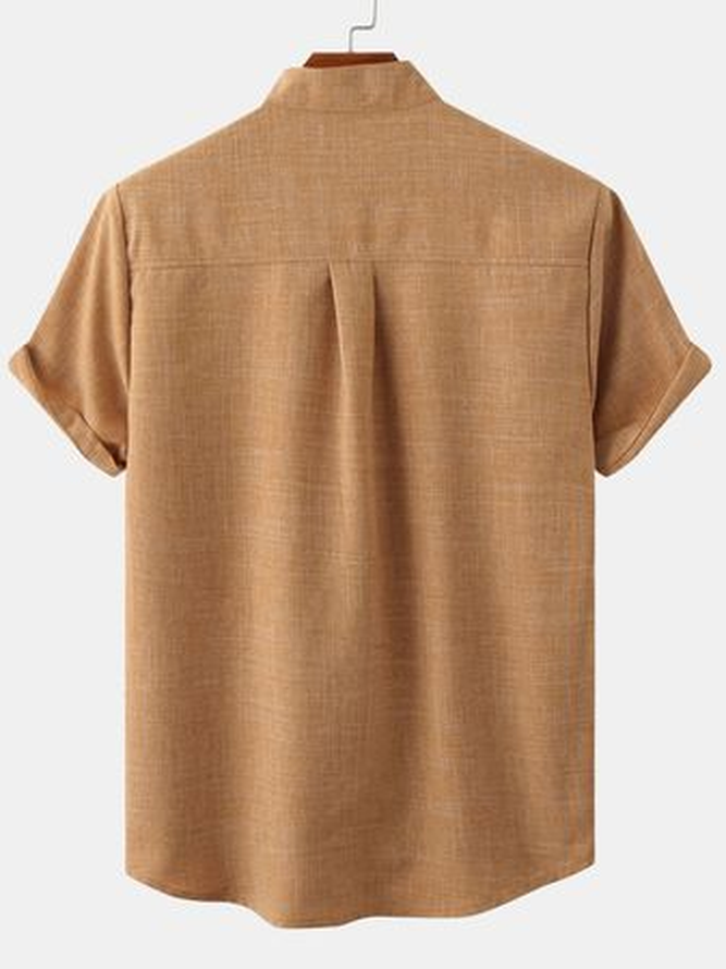 Hardaddy Big Size Chest Pocket Short Sleeve Shirt