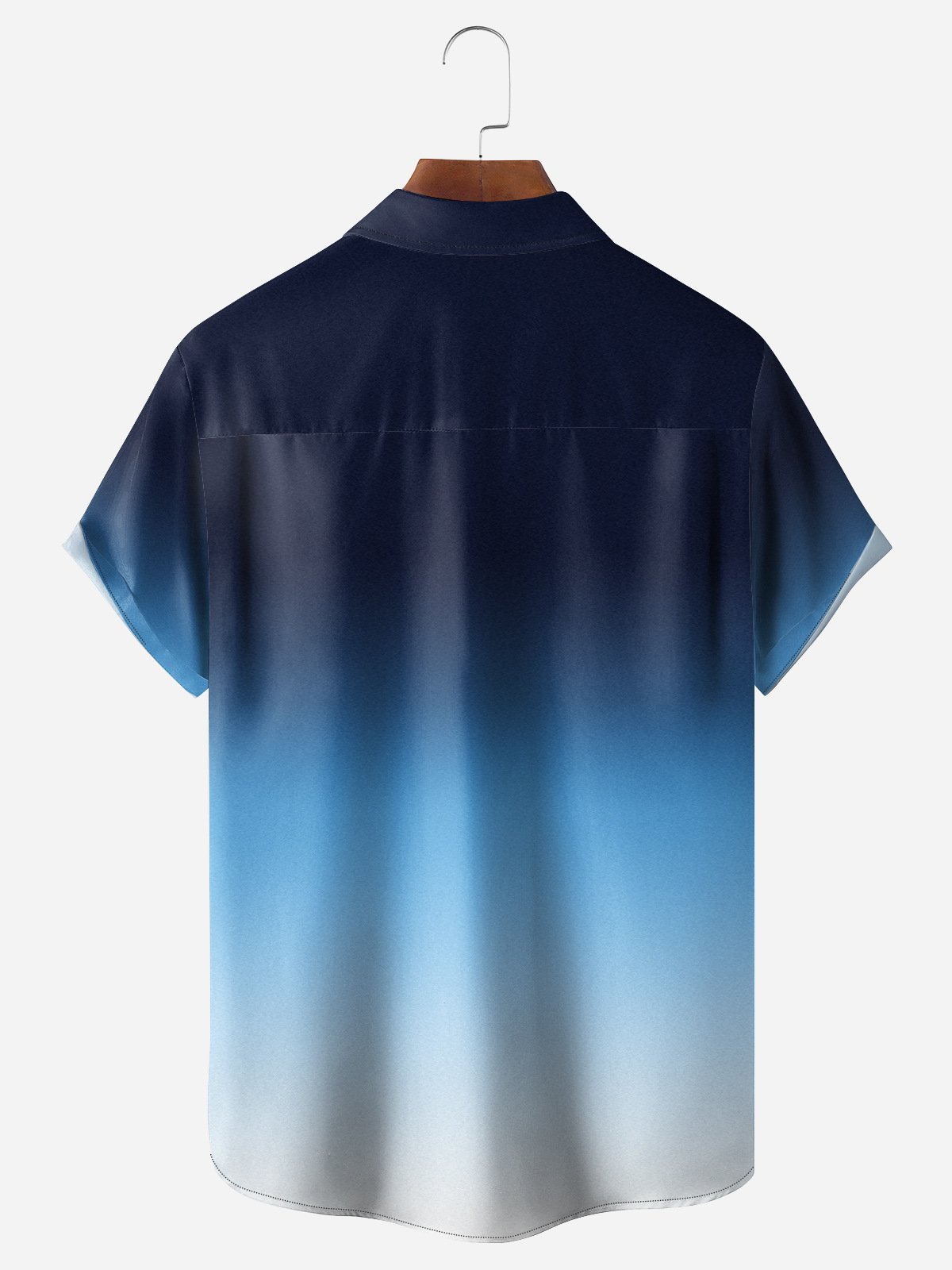 Coconut Tree Chest Pocket Short Sleeve Hawaiian Shirt