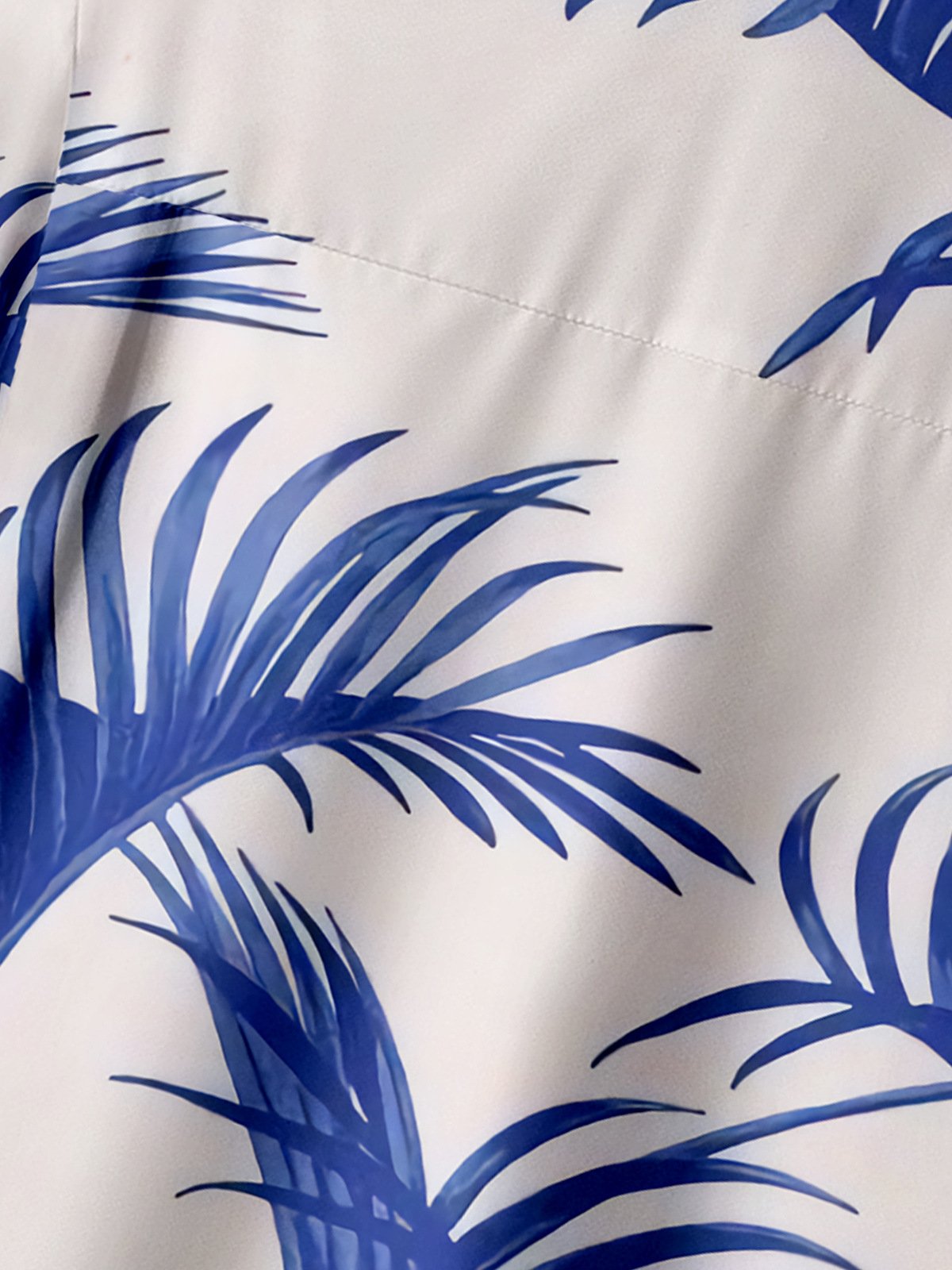 Leaves Chest Pockets Short Sleeves Hawaiian Shirts
