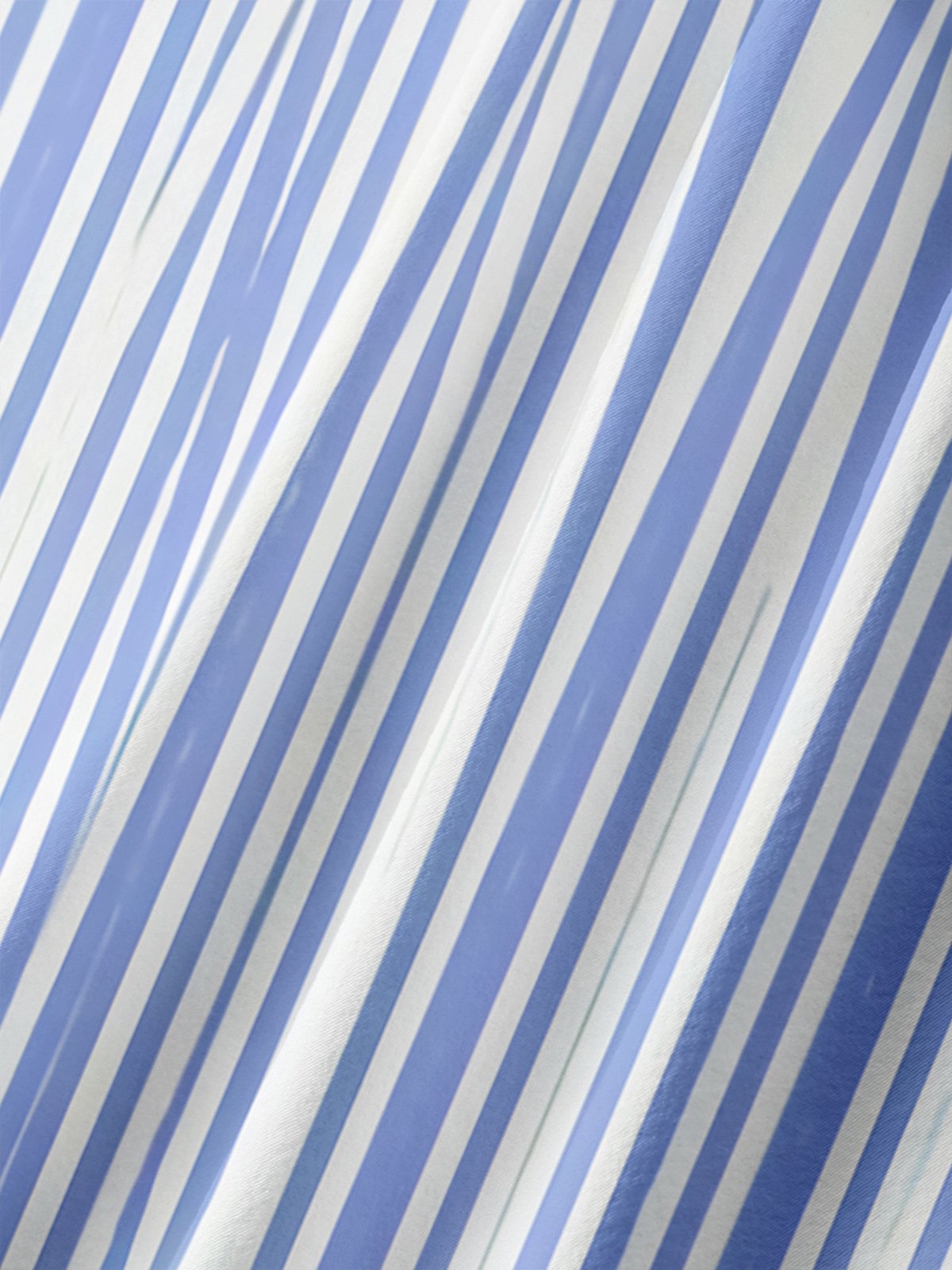 Geometric Stripe Chest Pocket Short Sleeves Casual Shirt