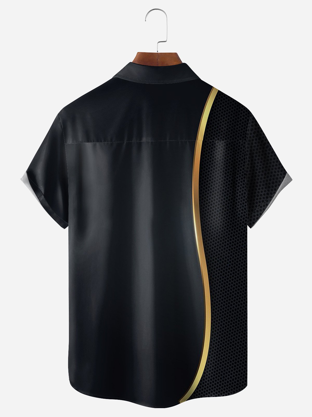 Coconut Tree Chest Pocket Short Sleeve Bowling Shirt