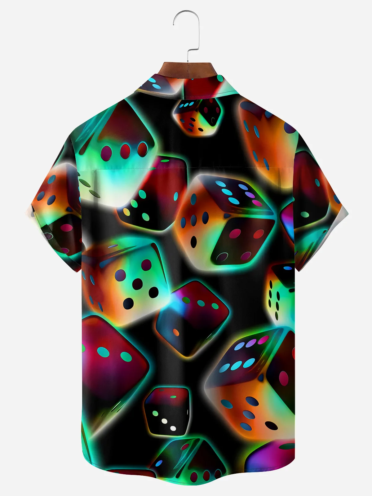 Hardaddy Paramount Dice Chest Pocket Short Sleeve Casual Shirt