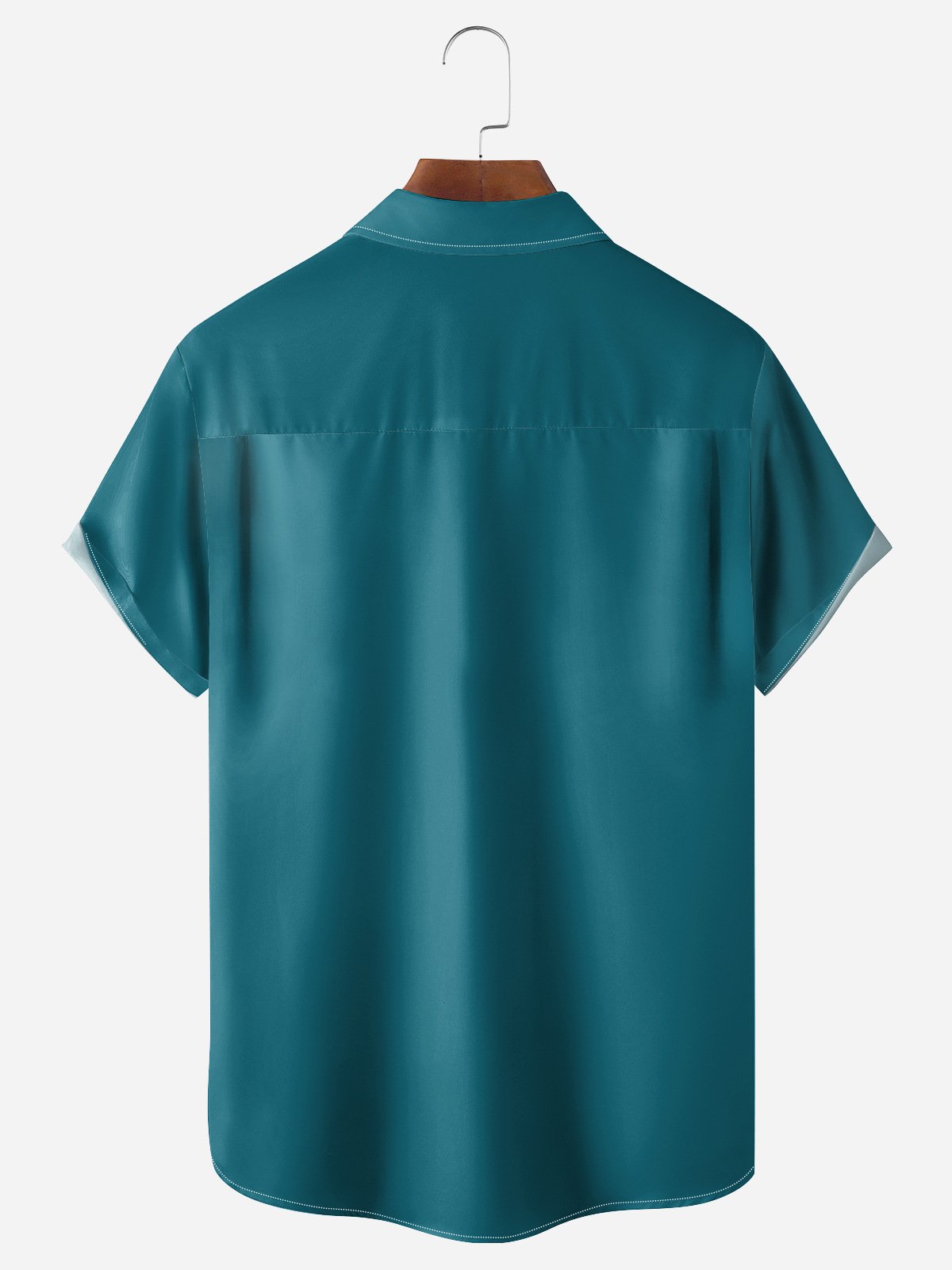 Sea ​​Turtle Chest Pocket Short Sleeve Bowling Shirt