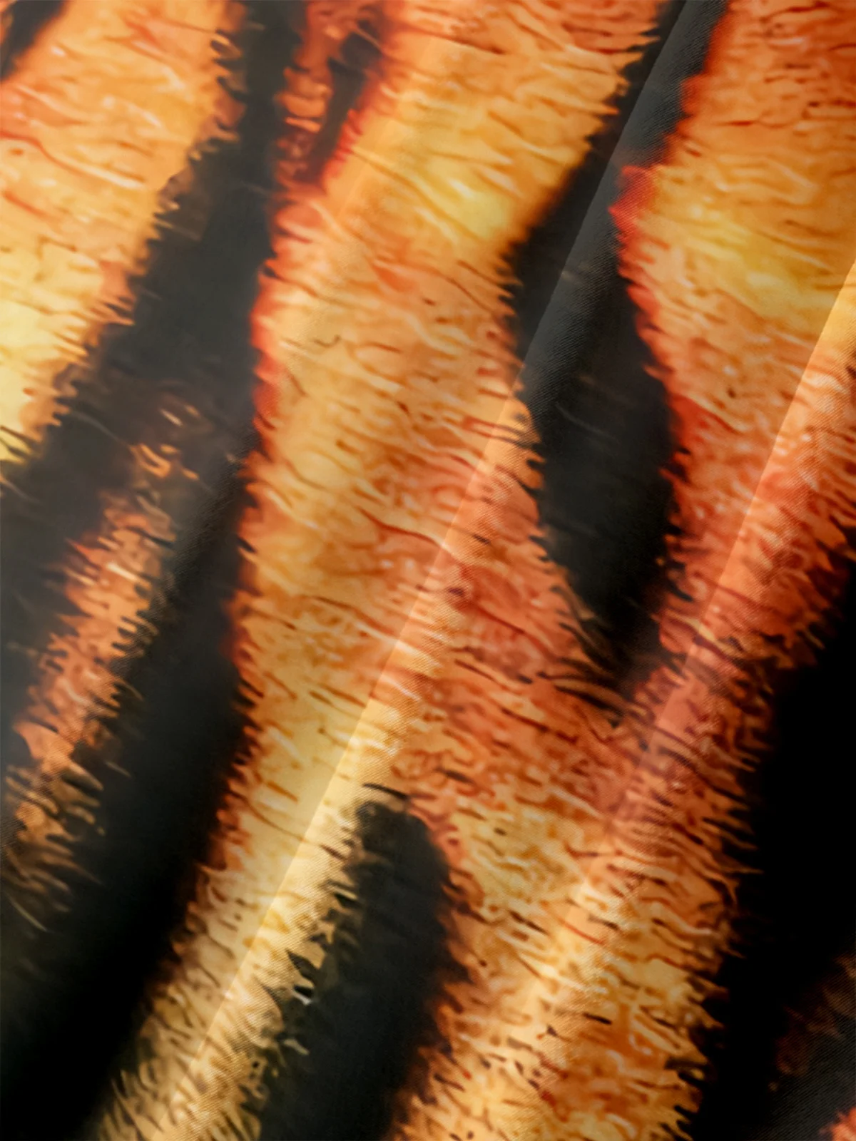 Tiger Chest Pocket Short Sleeve Hawaiian Shirt