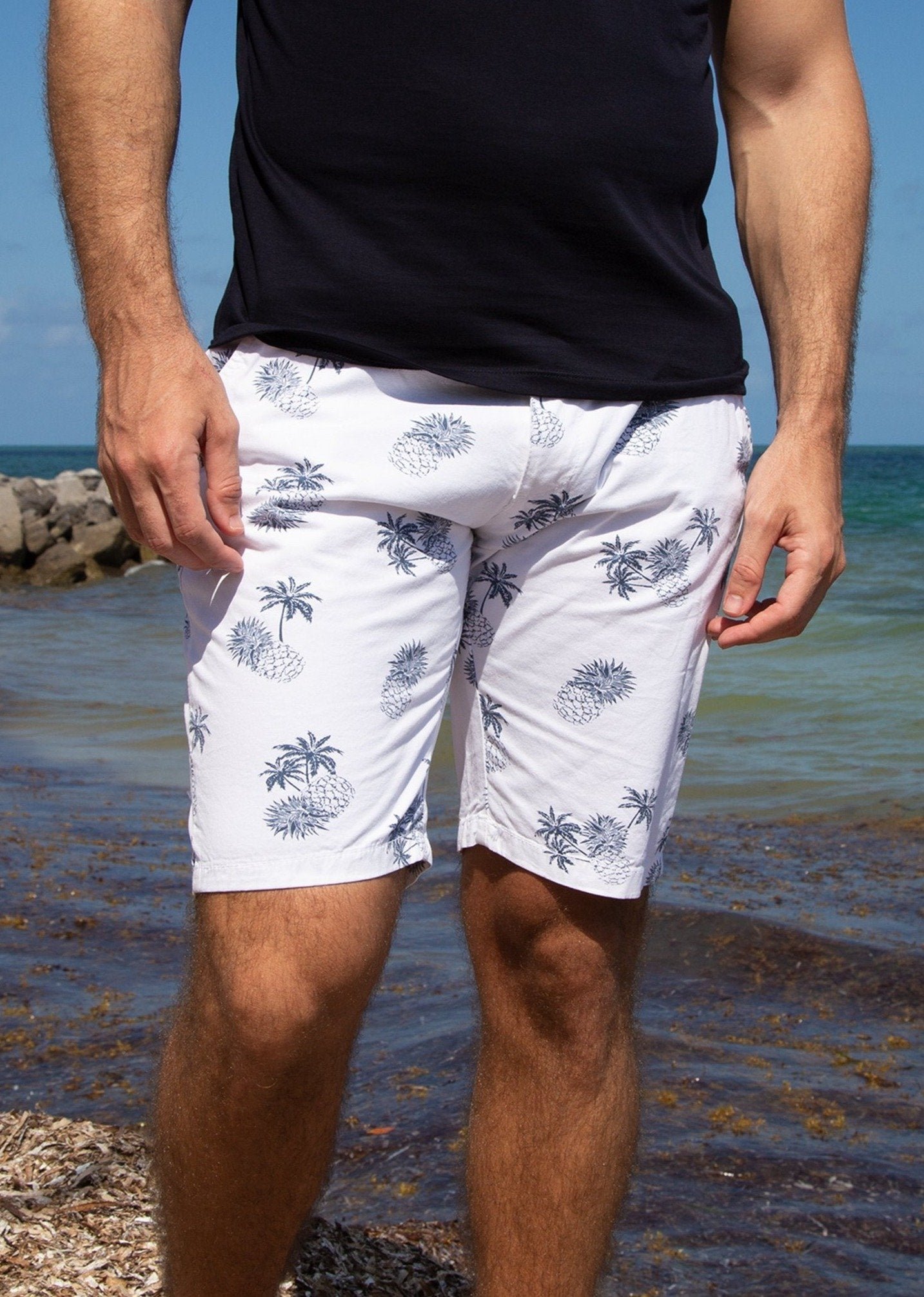 Coconut Tree Casual Bermuda Shorts