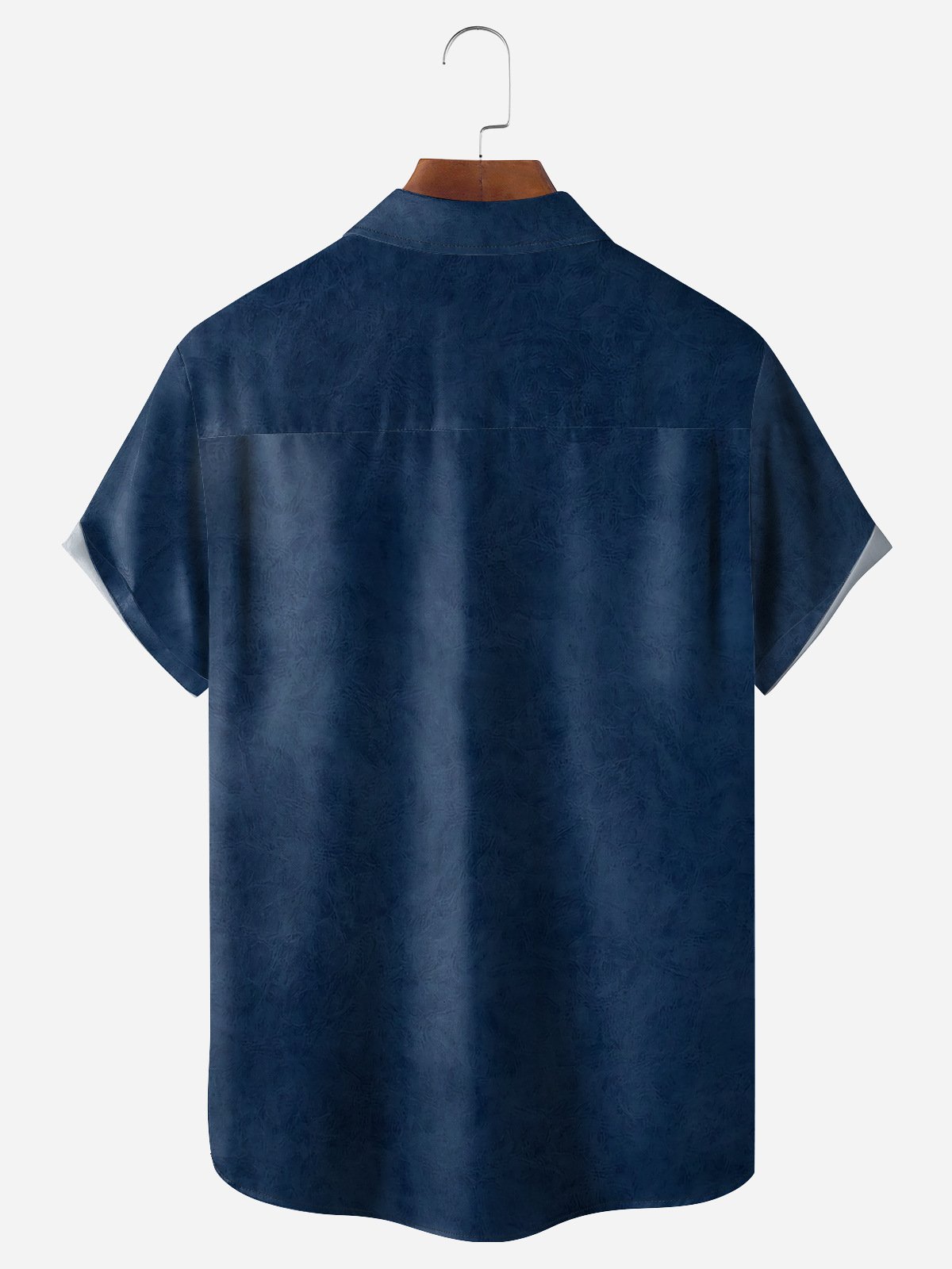 Boxing Rooster Chest Pocket Short Sleeve Casual Shirt