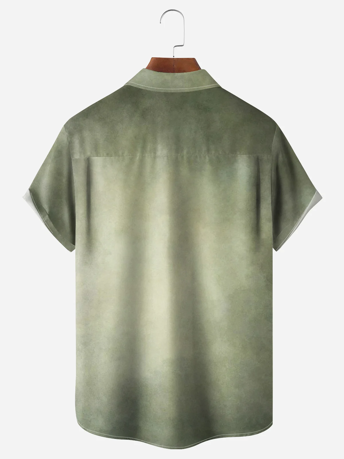 Kung Fu Chicken Chest Pocket Short Sleeve Casual Shirt