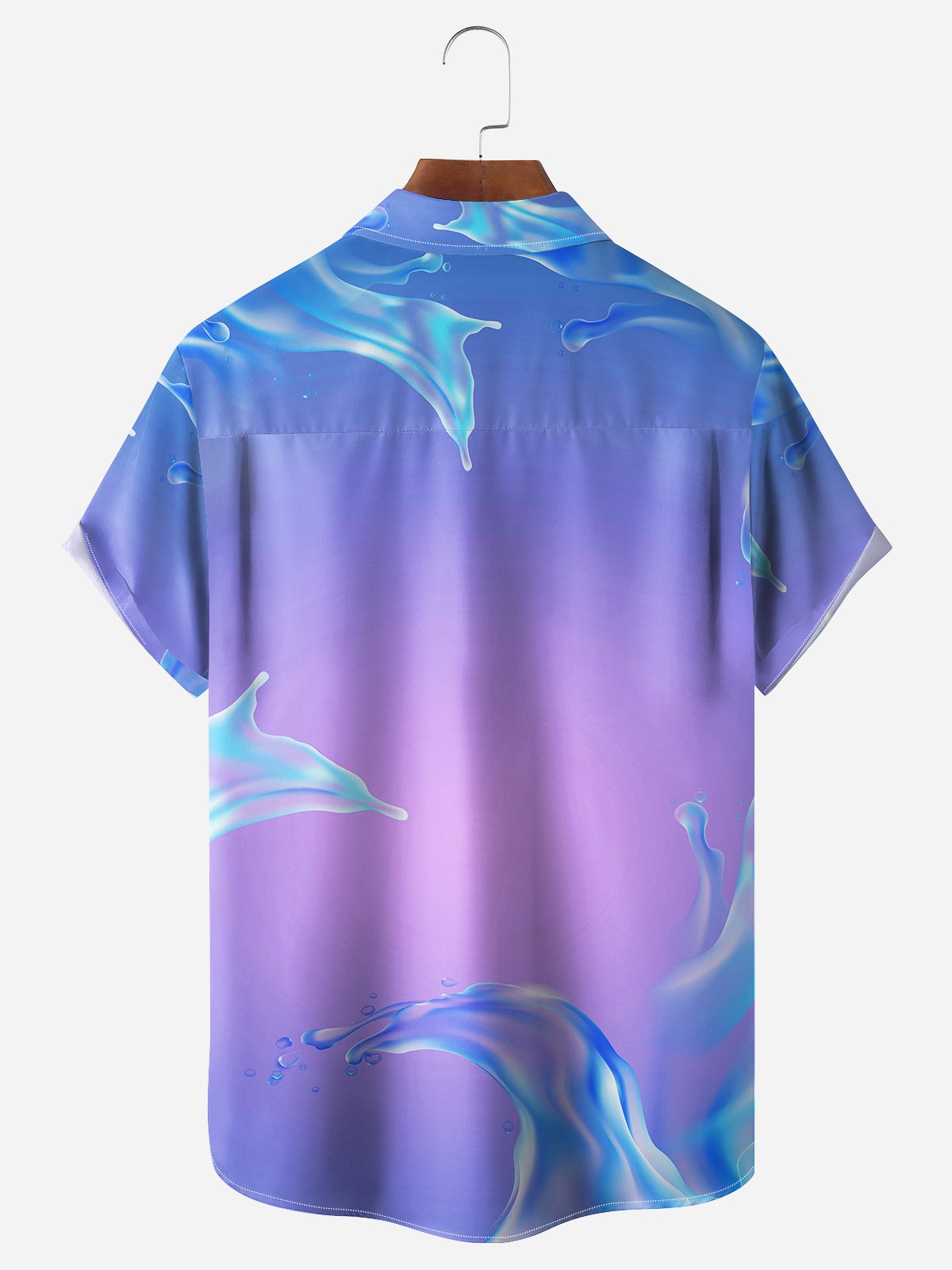 Parrot Chest Pocket Short Sleeves Casual Shirts