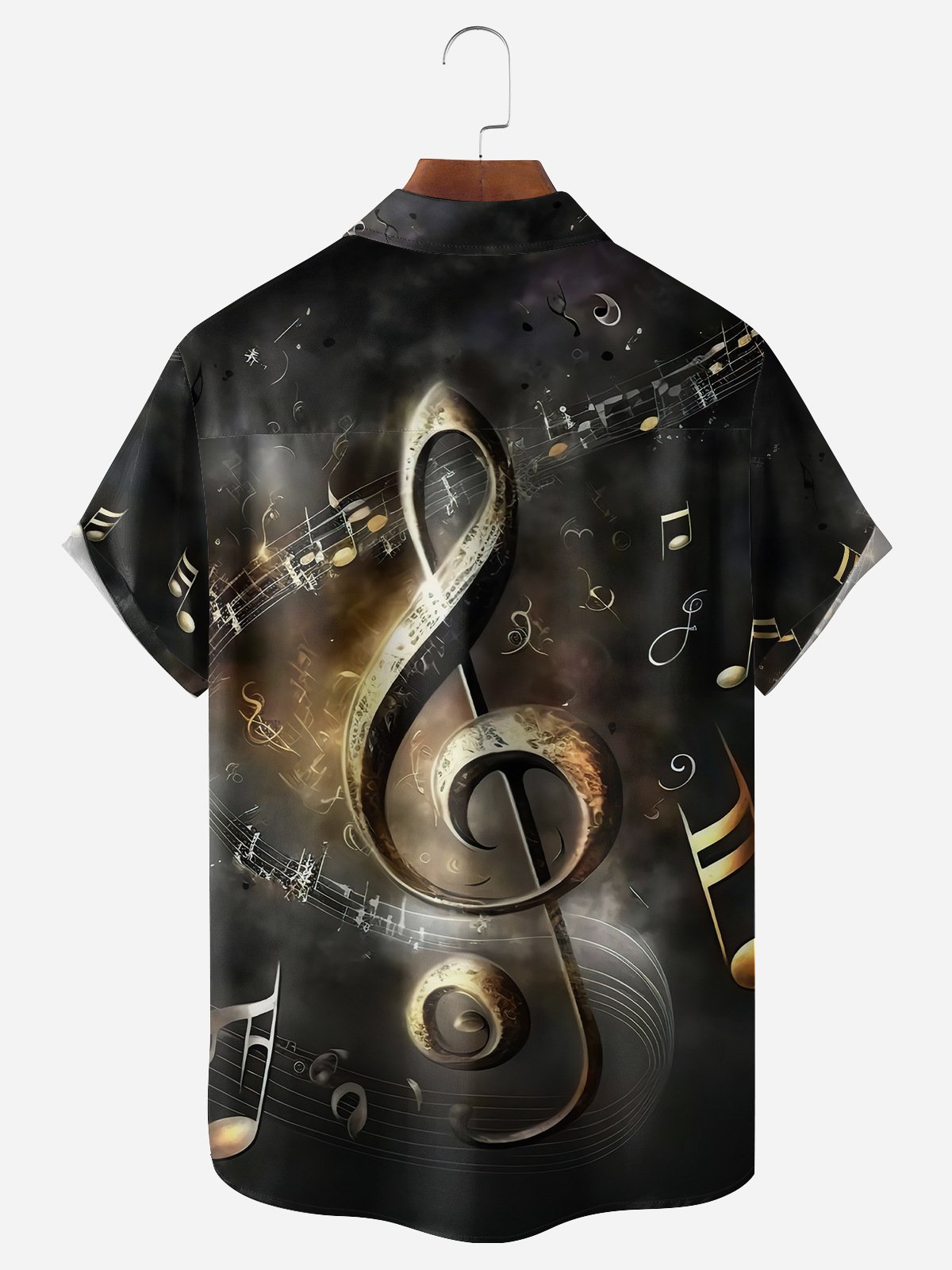 Music Chest Pocket Short Sleeve Shirt