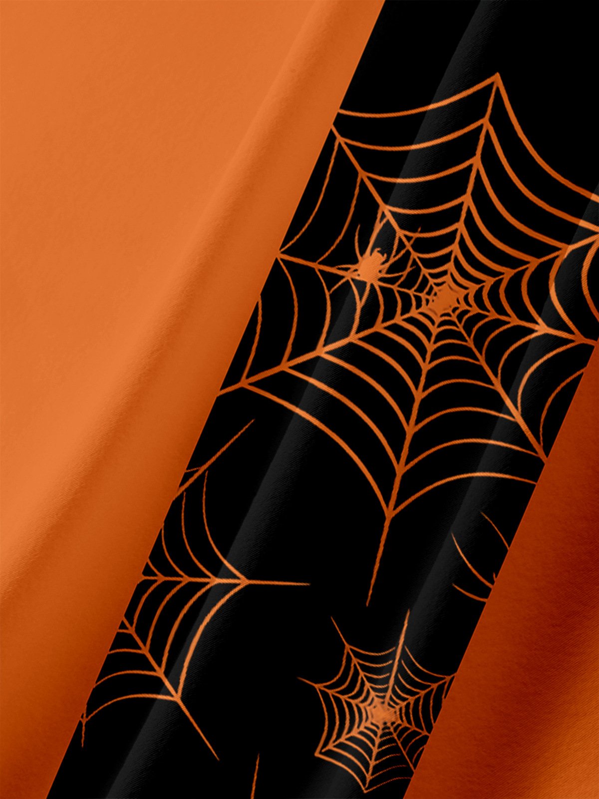 Spider Web Chest Pocket Short Sleeve Bowling Shirts
