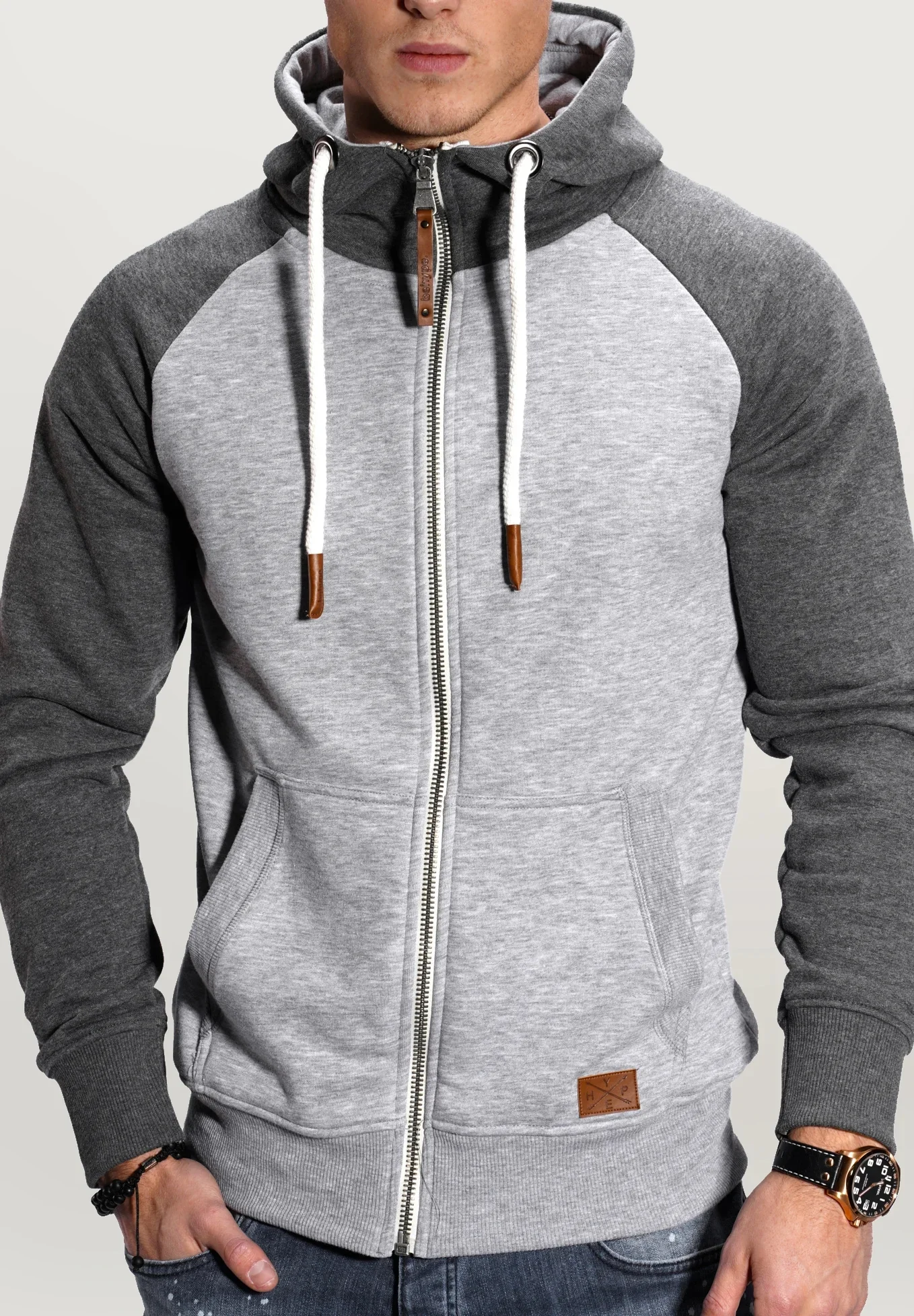 Hardaddy Cotton-Blend Zip-up Sweatshirts