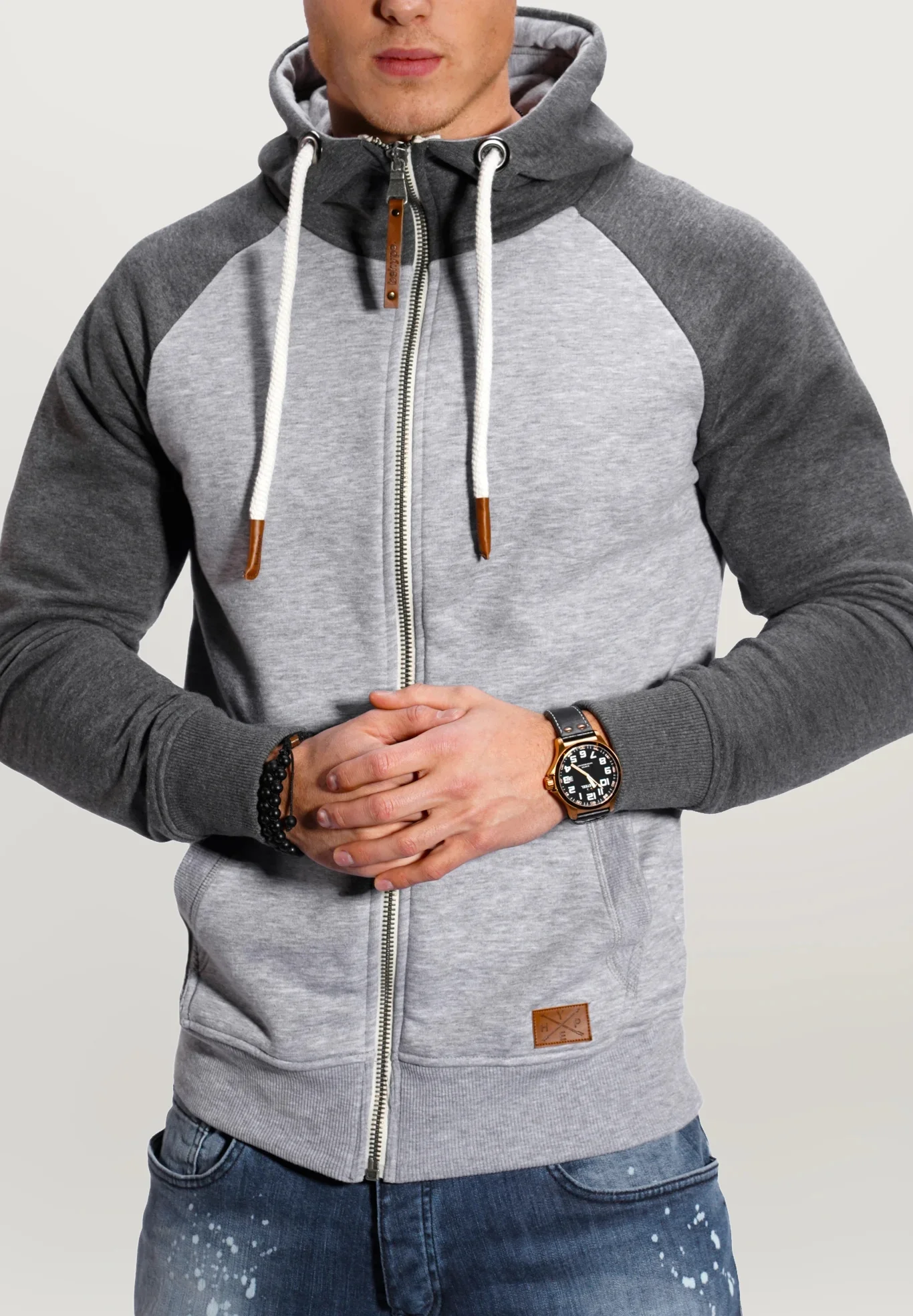 Hardaddy Cotton-Blend Zip-up Sweatshirts