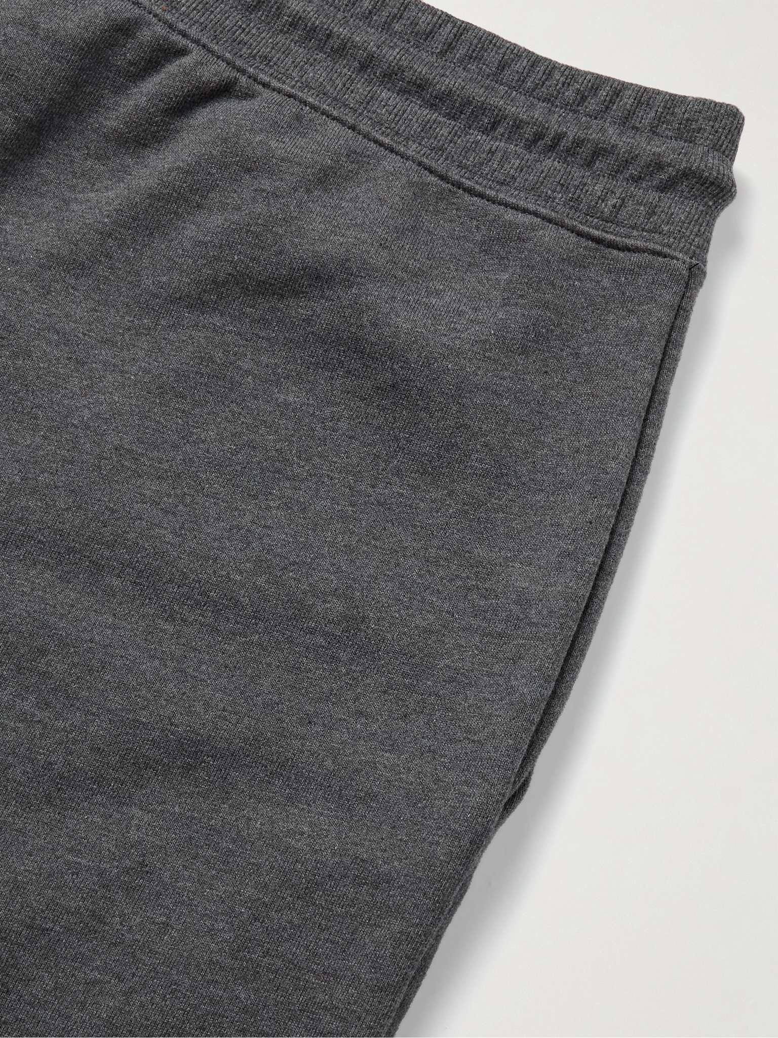 Plain Elastic-Waist Sweatpants