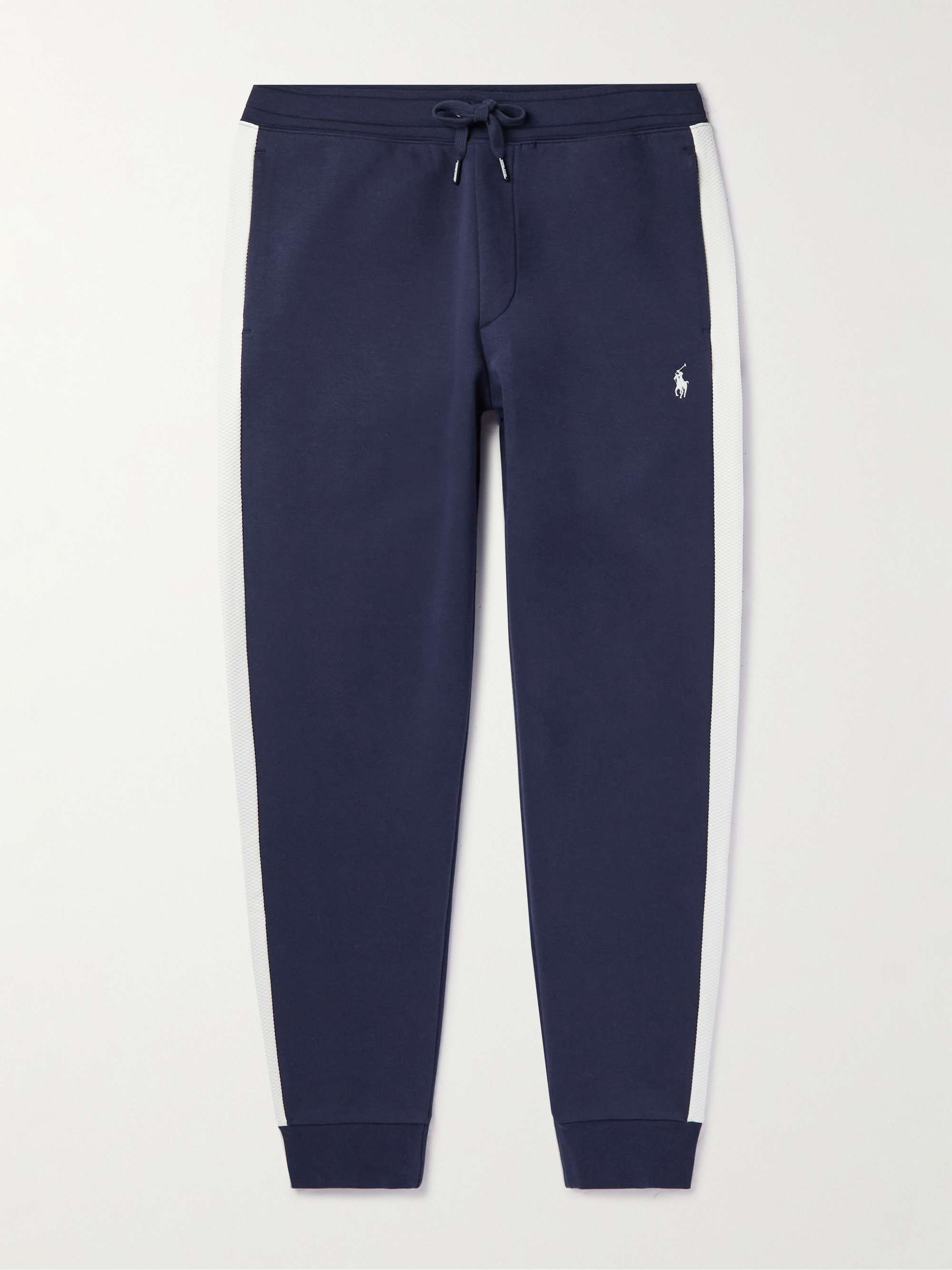 Color-block Elastic-Waist Sweatpants