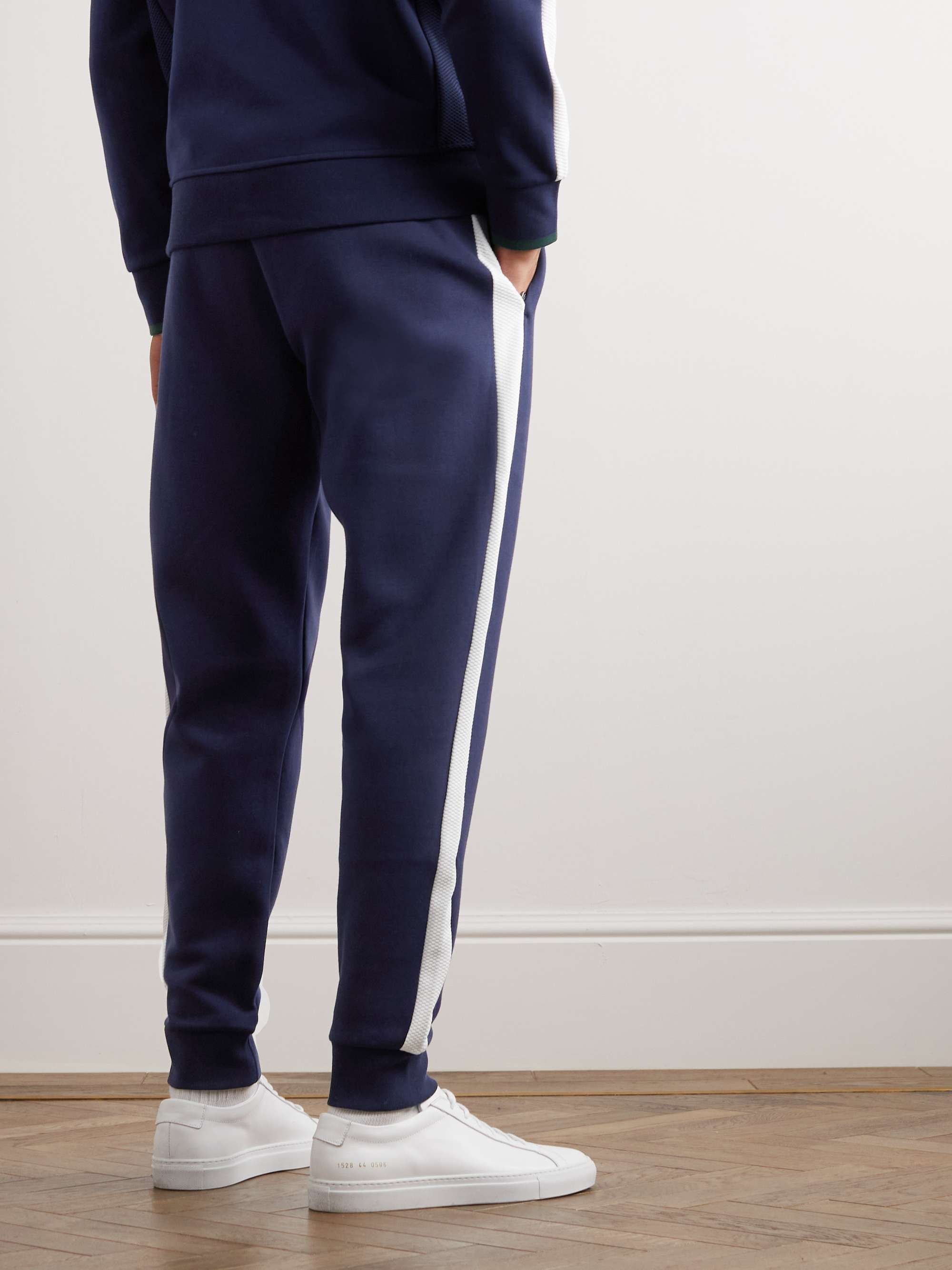 Color-block Elastic-Waist Sweatpants