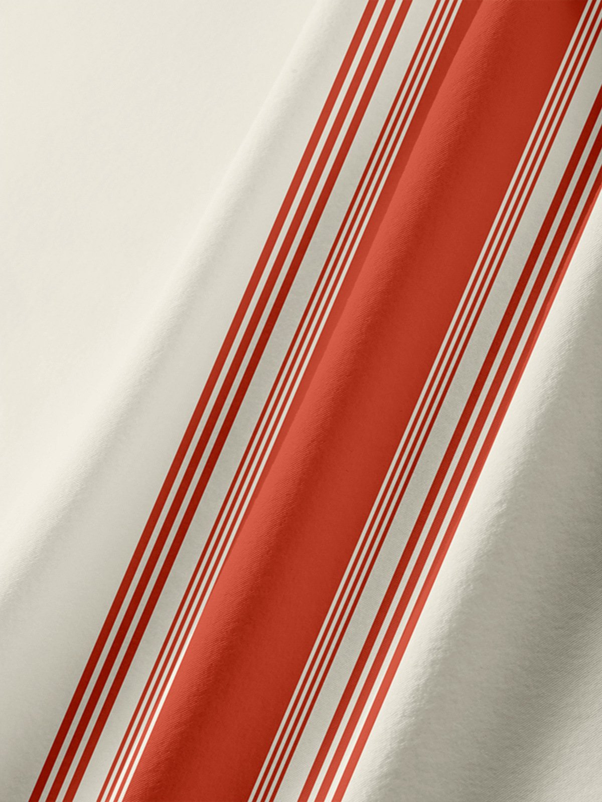 Striped Chest Pocket Short Sleeve Bowling Shirt