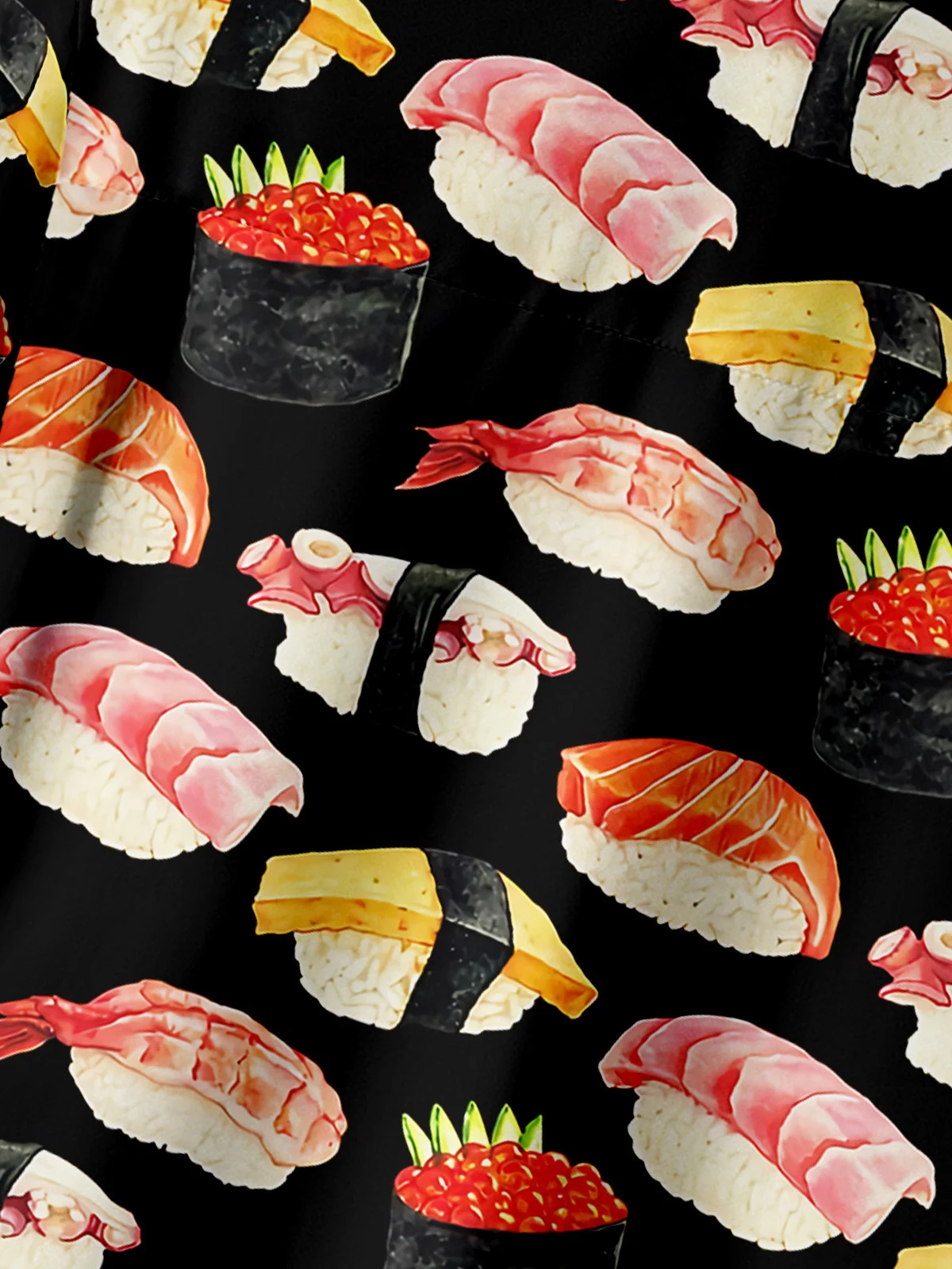 Sushi Chest Pocket Short Sleeve Shirt