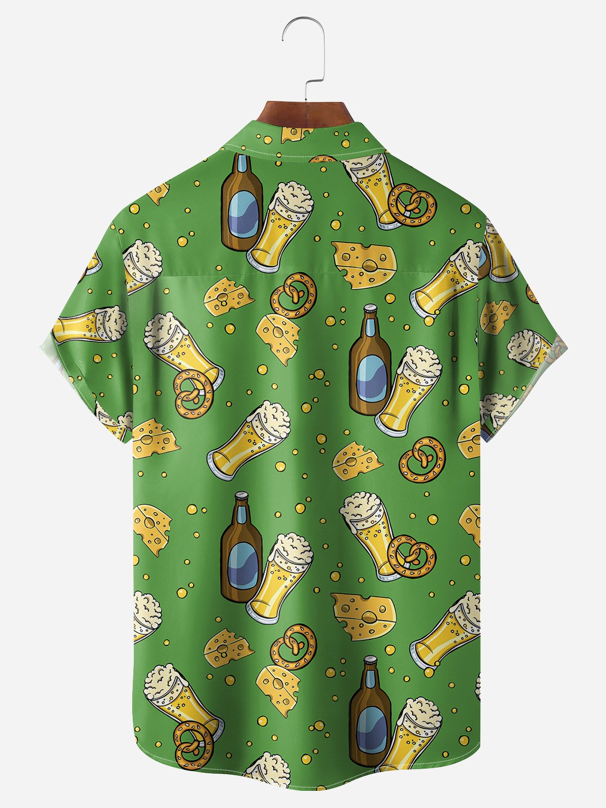 Oktoberfest Chest Pocket Short Sleeve Hawaiian Shirt