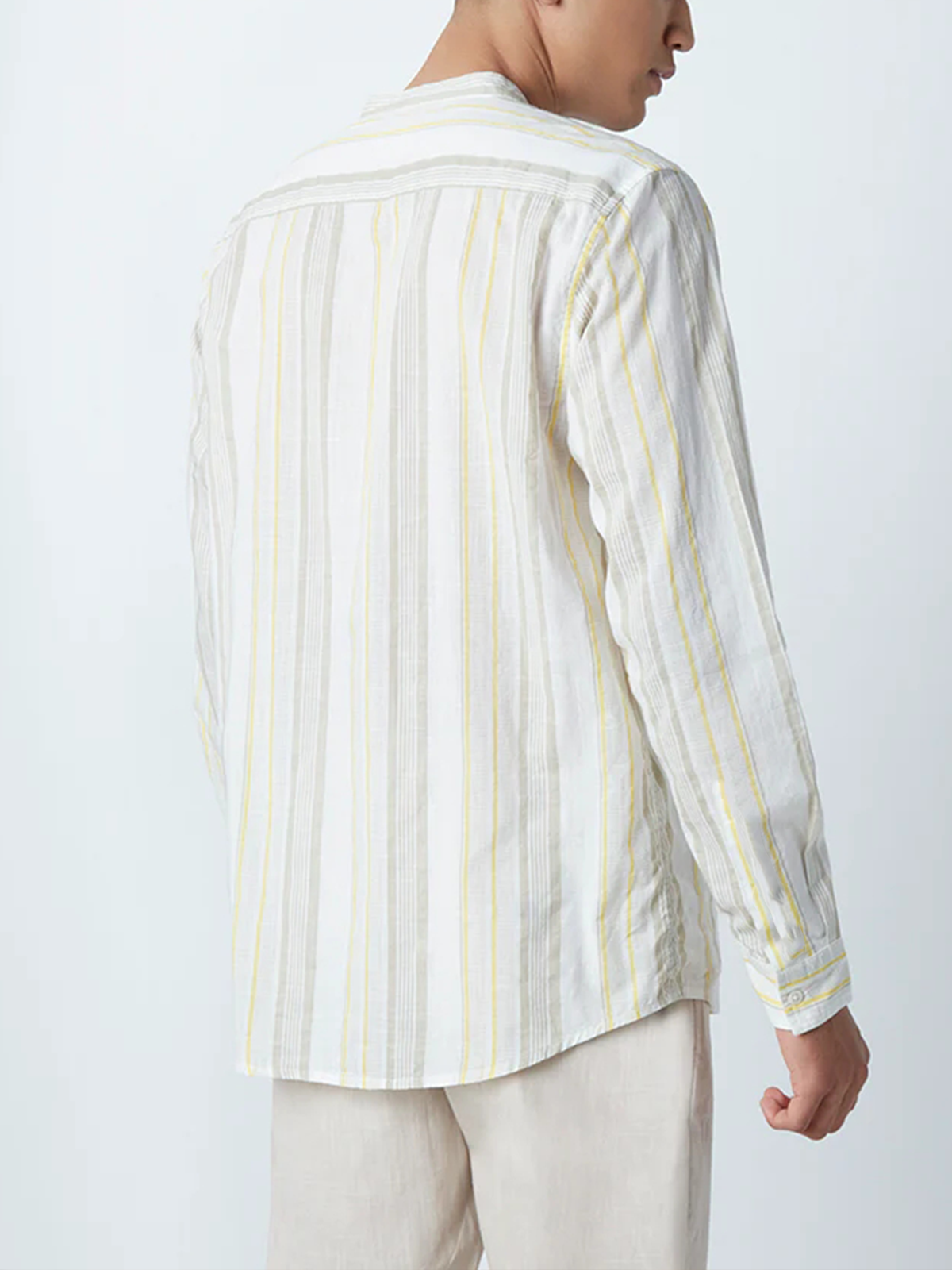 Stripes Long Sleeve Casual Shirt