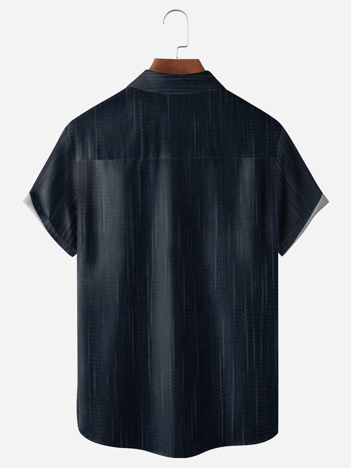 Abstract Geometry Chest Pocket Short Sleeve Shirt