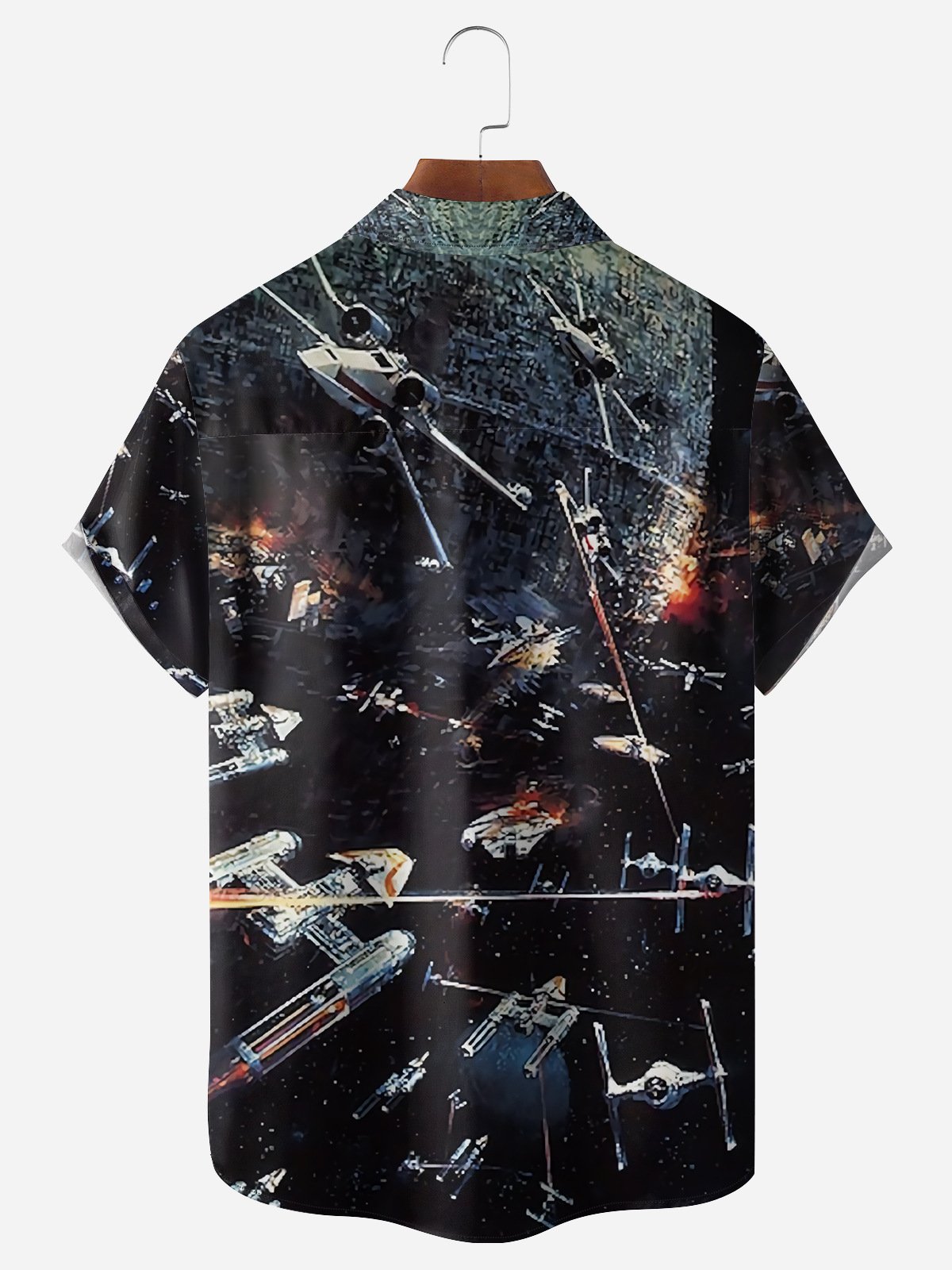 Hardaddy Starship Chest Pocket Short Sleeve Shirt