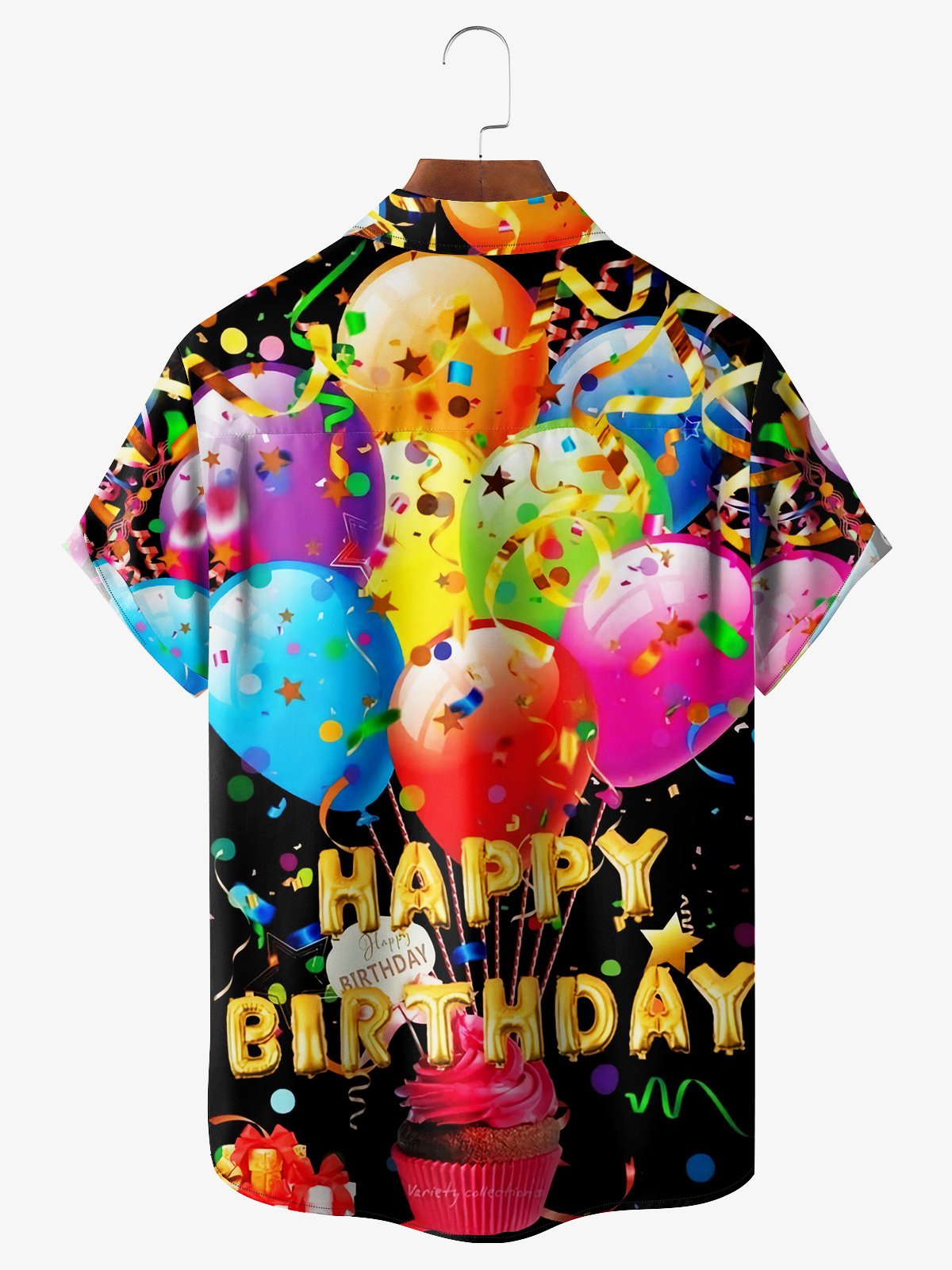 Birthday Anniversary Chest Pocket Short Sleeve Party Shirt