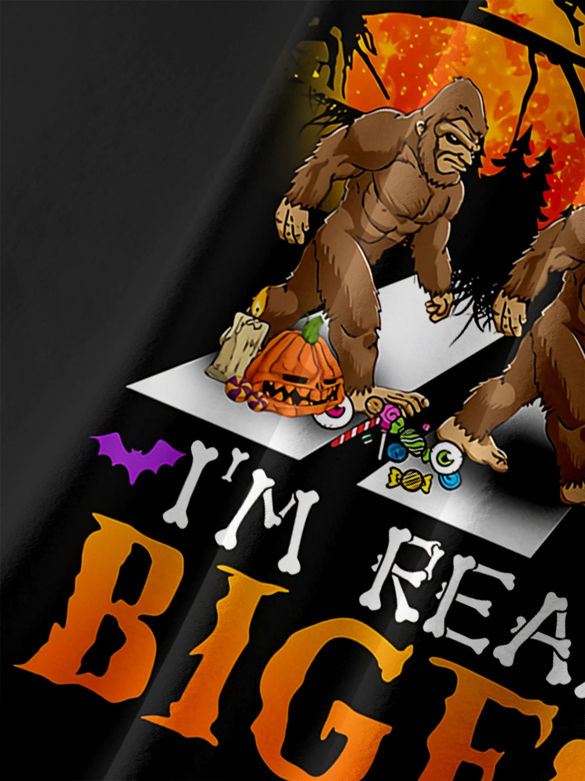 Halloween Chest Pocket Short Sleeve Casual Shirt