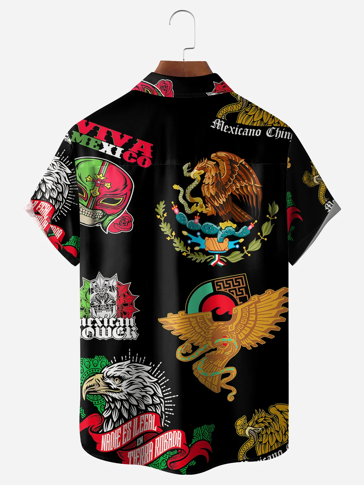 Mexican Chingon Chest Pocket Short Sleeve Casual Shirt